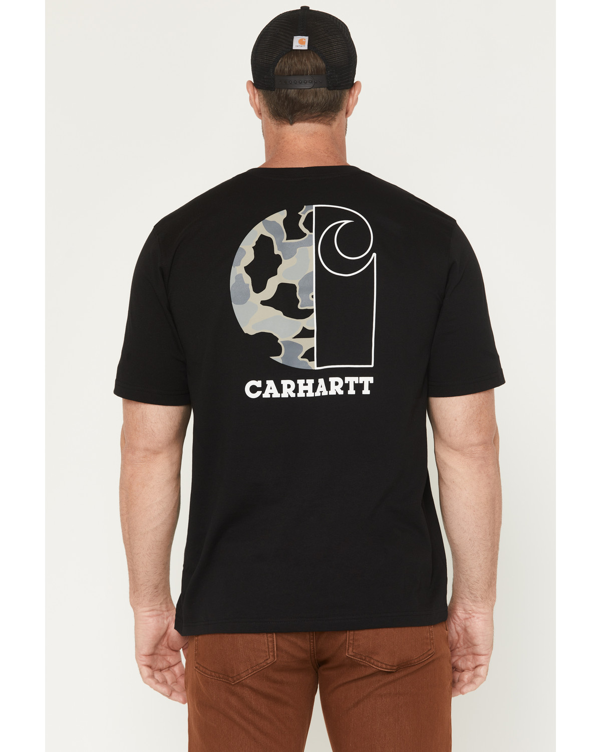 Carhartt Men's Relaxed Fit Lightweight Camo Graphic Short Sleeve T-Shirt