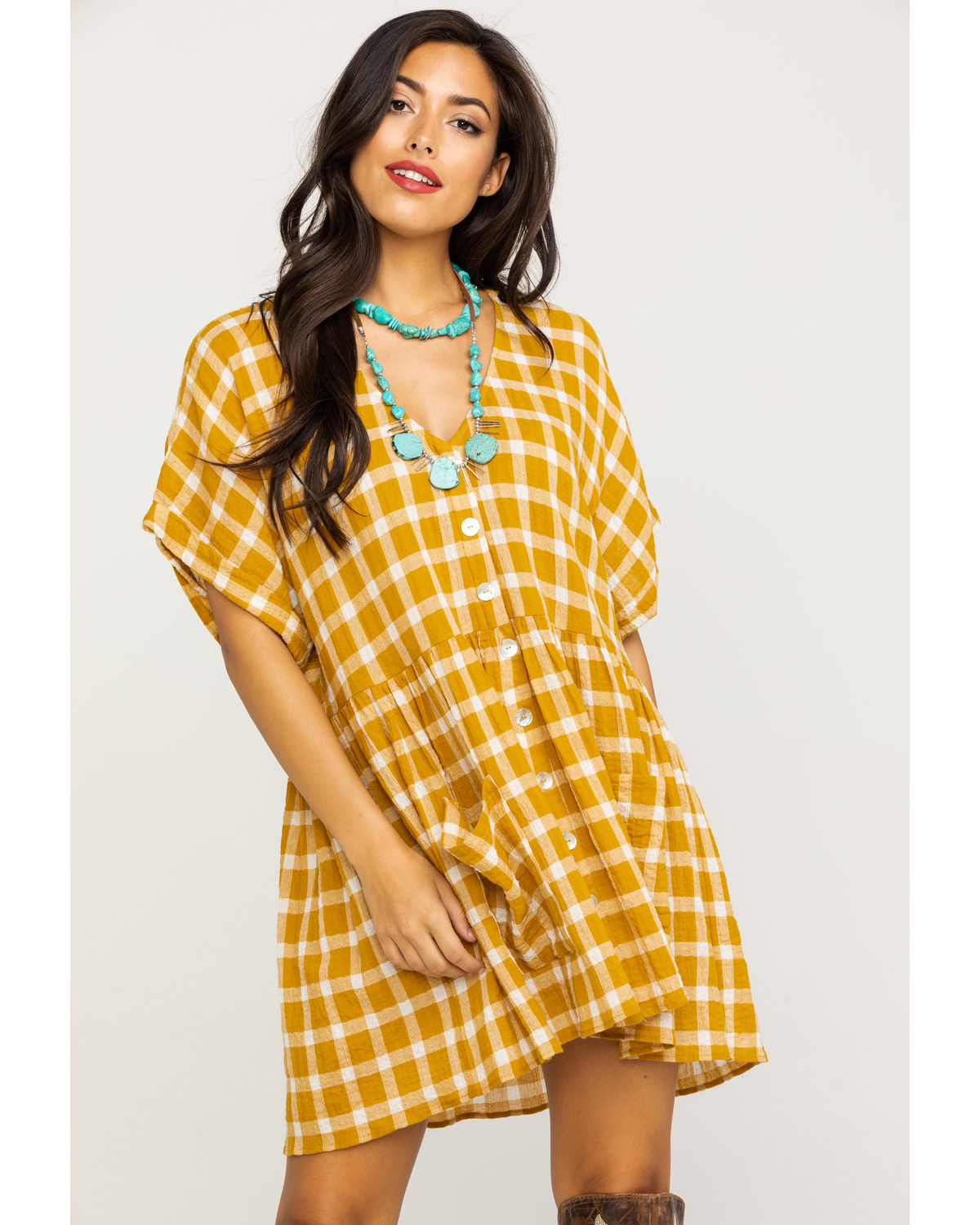 Show Me Your Mumu Women S Check Me Gold Odessa Dress Boot Barn
