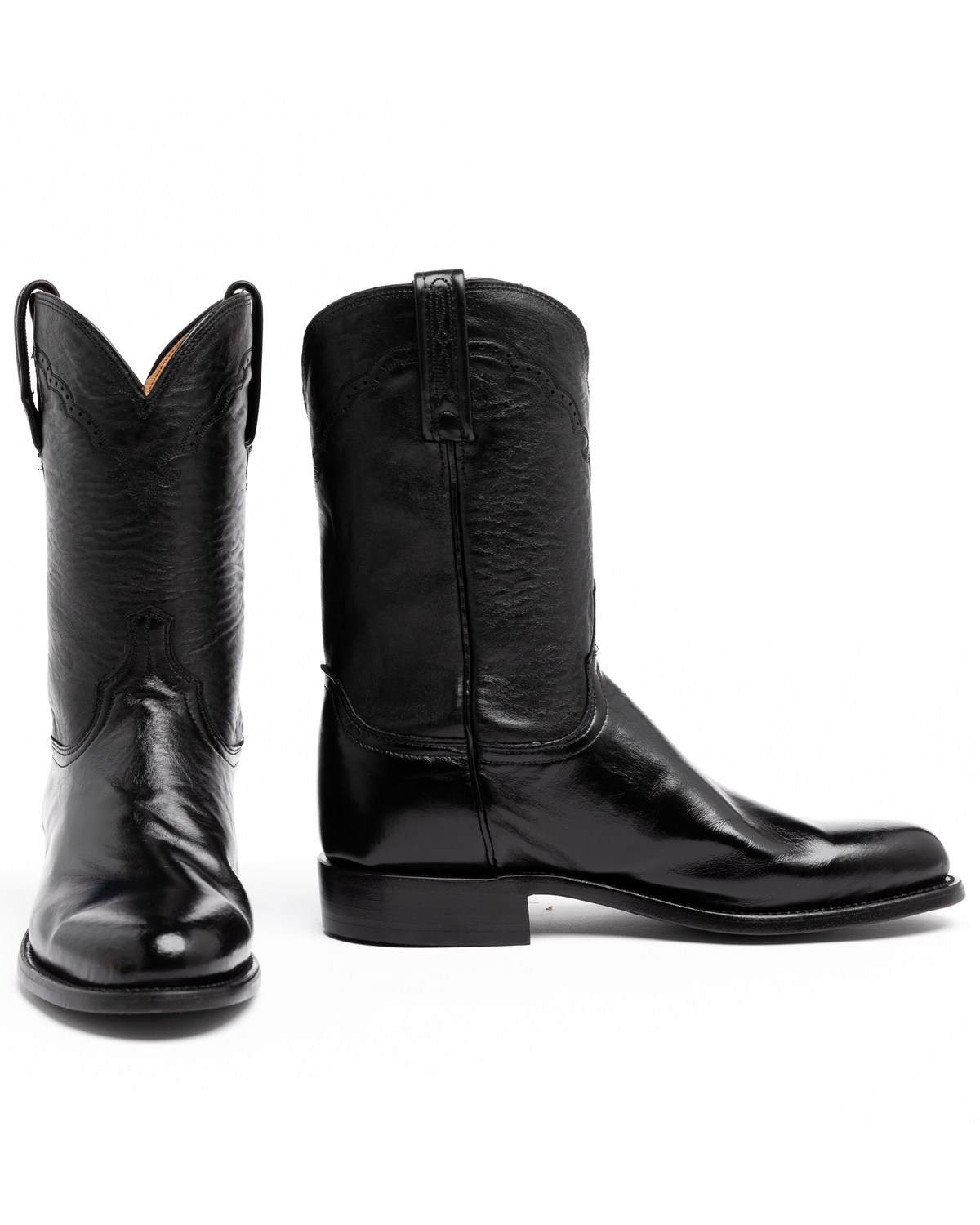 black roper boots