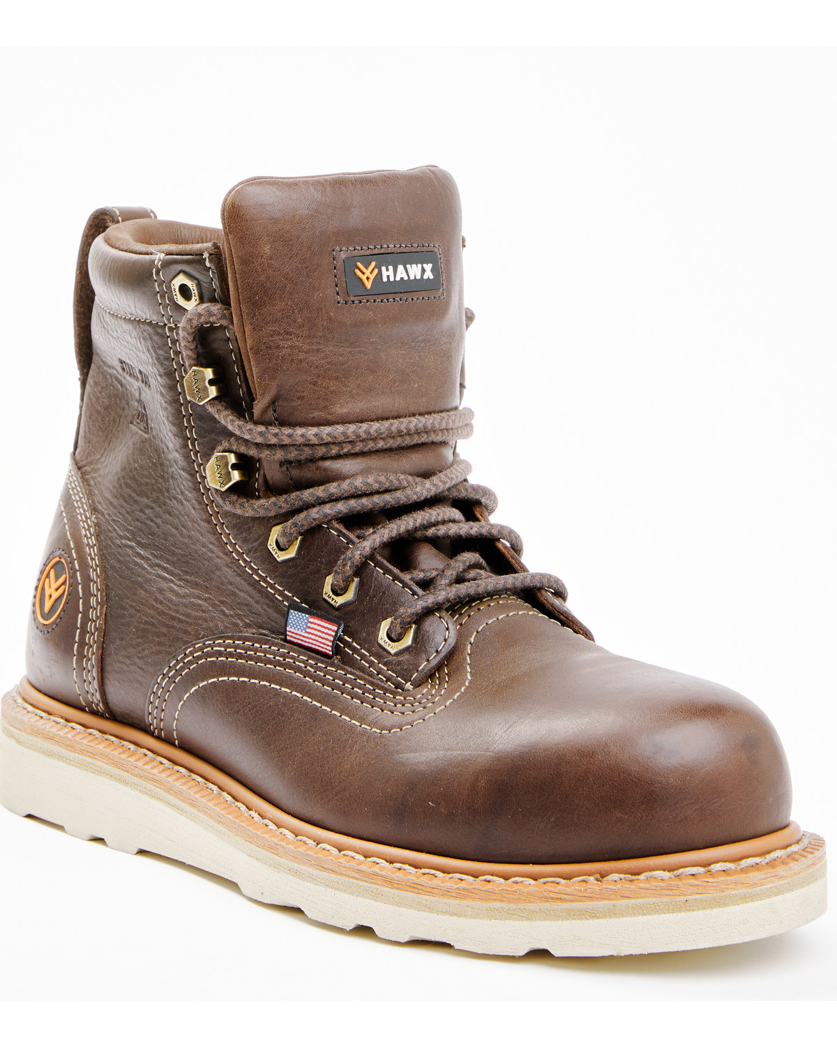 Hawx Men's  USA Wedge Work Boots - Steel Toe