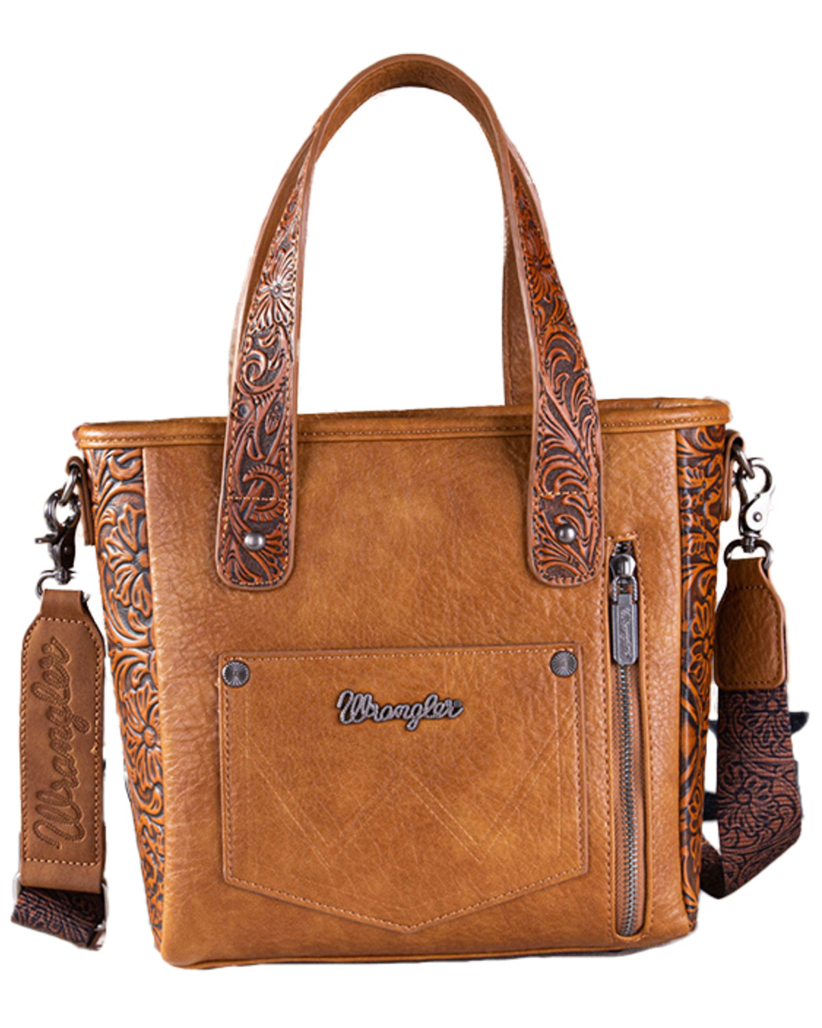 Wrangler Women's Tooled Concho Crossbody Mini Bag