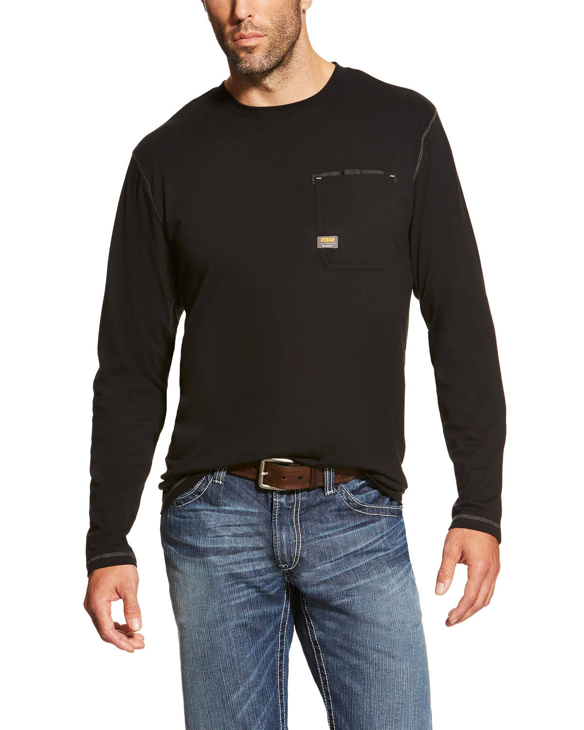 Ariat Men's Rebar Workman Long Sleeve Work T-Shirt - Big