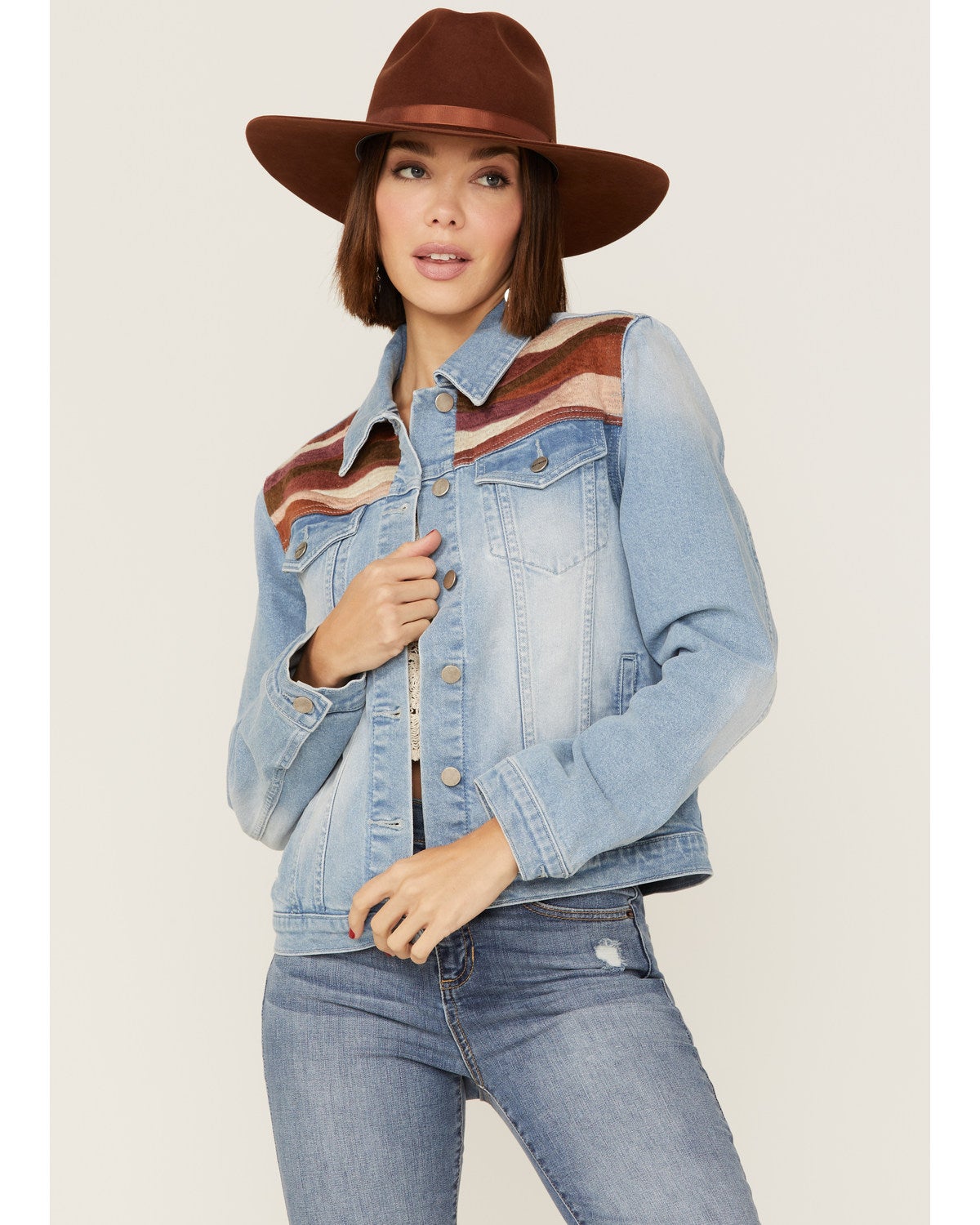 Driftwood Women's Arizona Sunrise Denim Jean Jacket