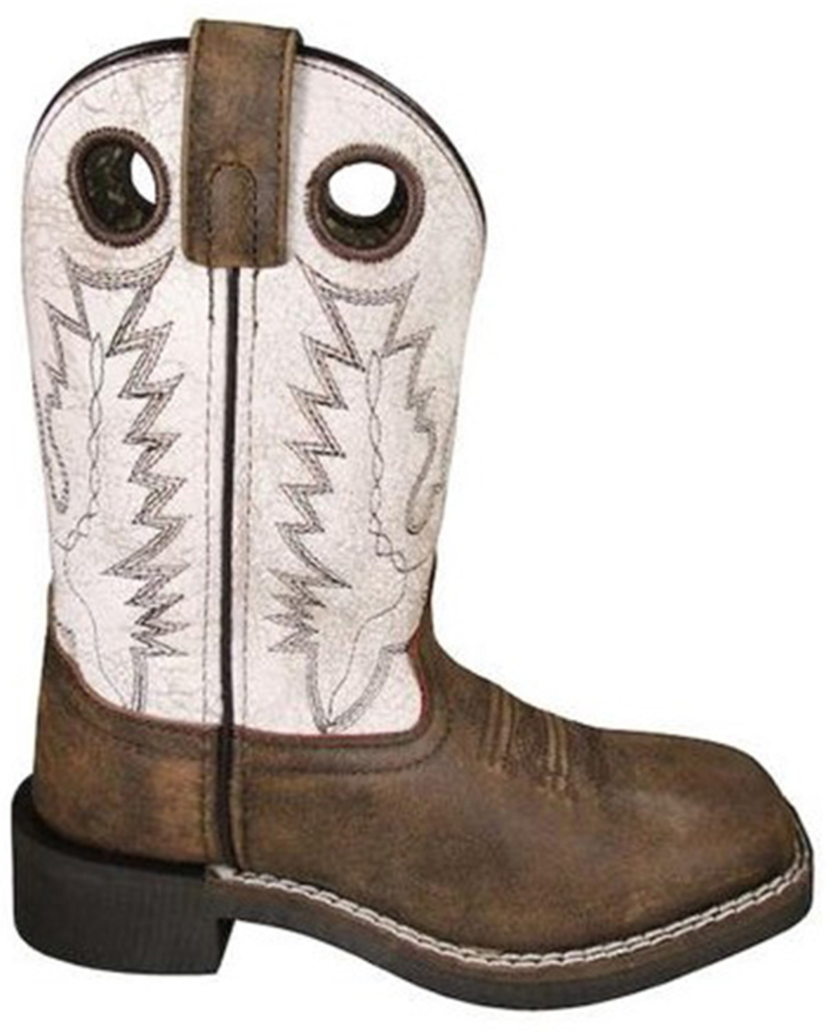Smoky Mountain Little Girls' Drifter Western Boots - Broad Square Toe
