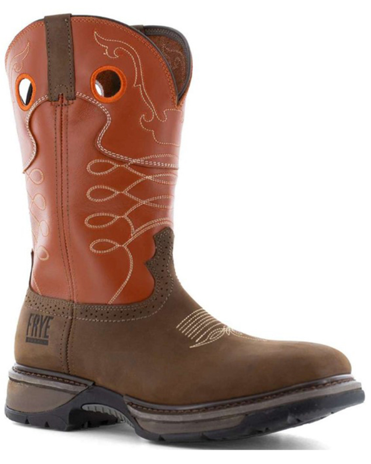 Frye Men's 10" Safety Crafted Wellington Work Boots - Steel Toe