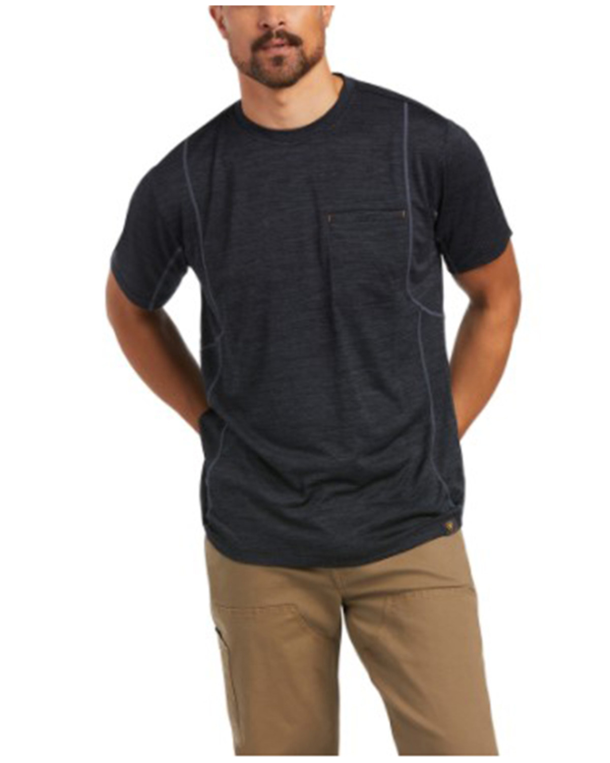 Ariat Men's Rebar Revolt Athletic Fit Work Pocket T-Shirt