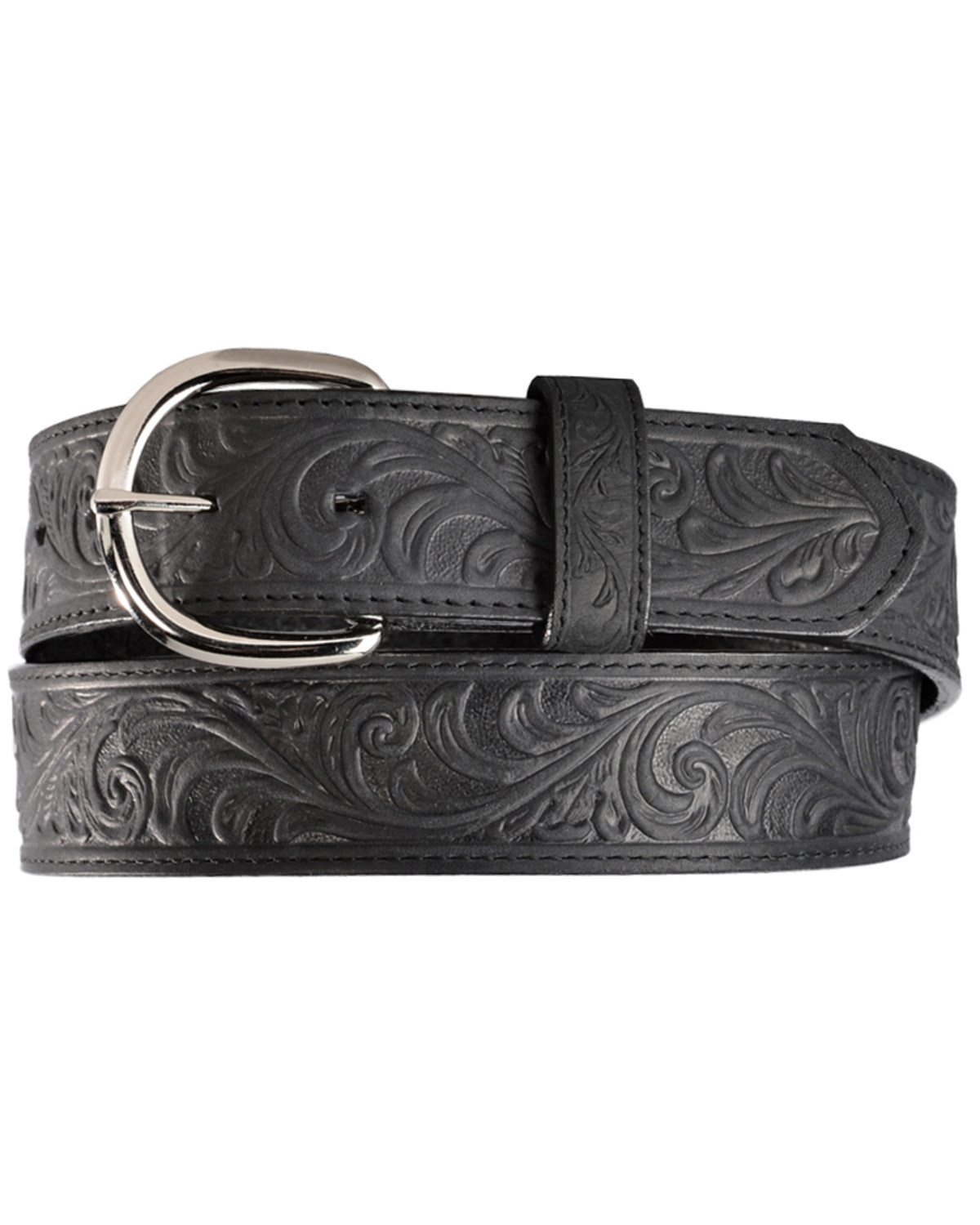 Justin Men's Hand Tooled Western Belt