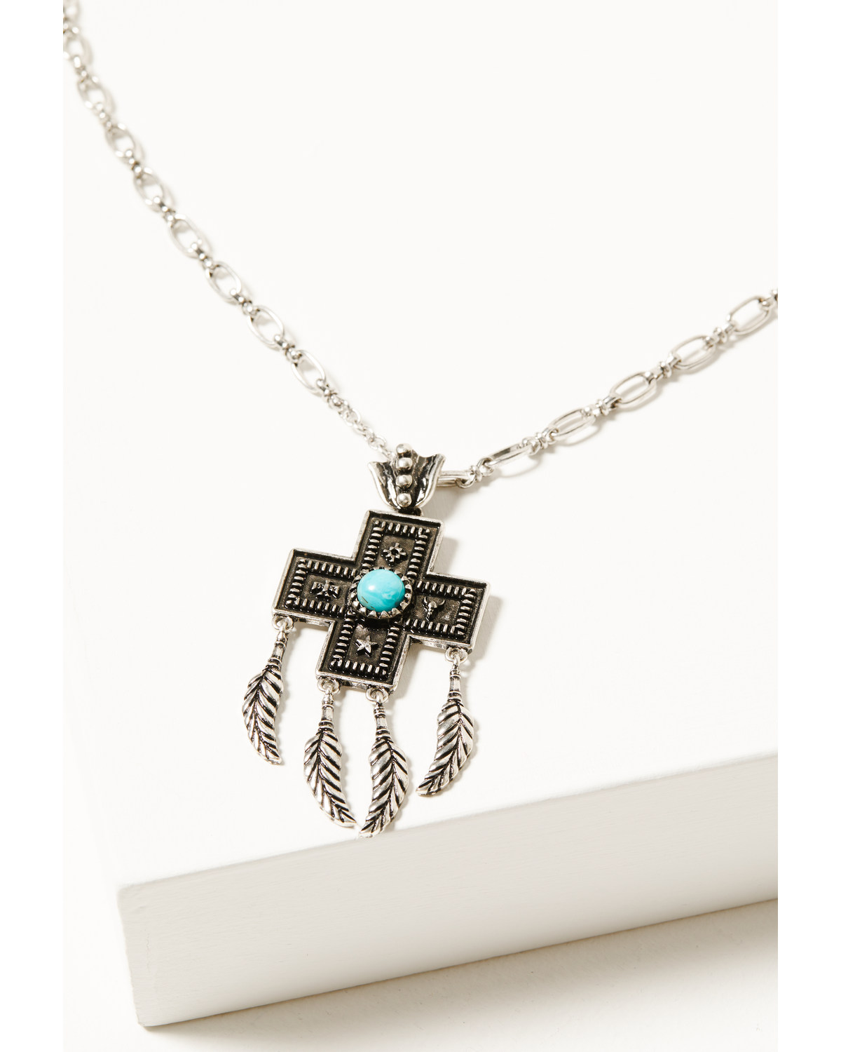 Shyanne Women's Southwestern Antique Cross Necklace