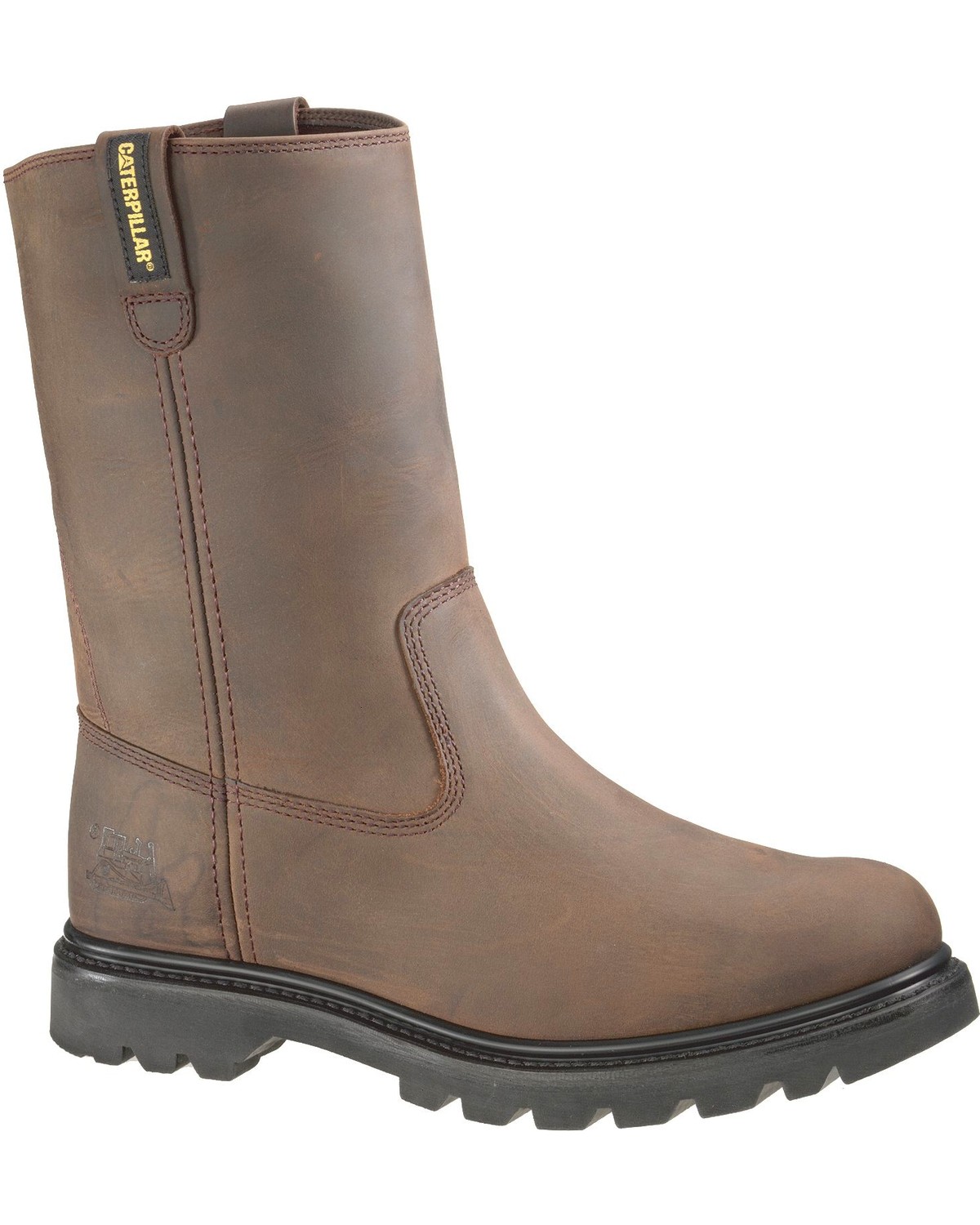 cat men's steel toe boots