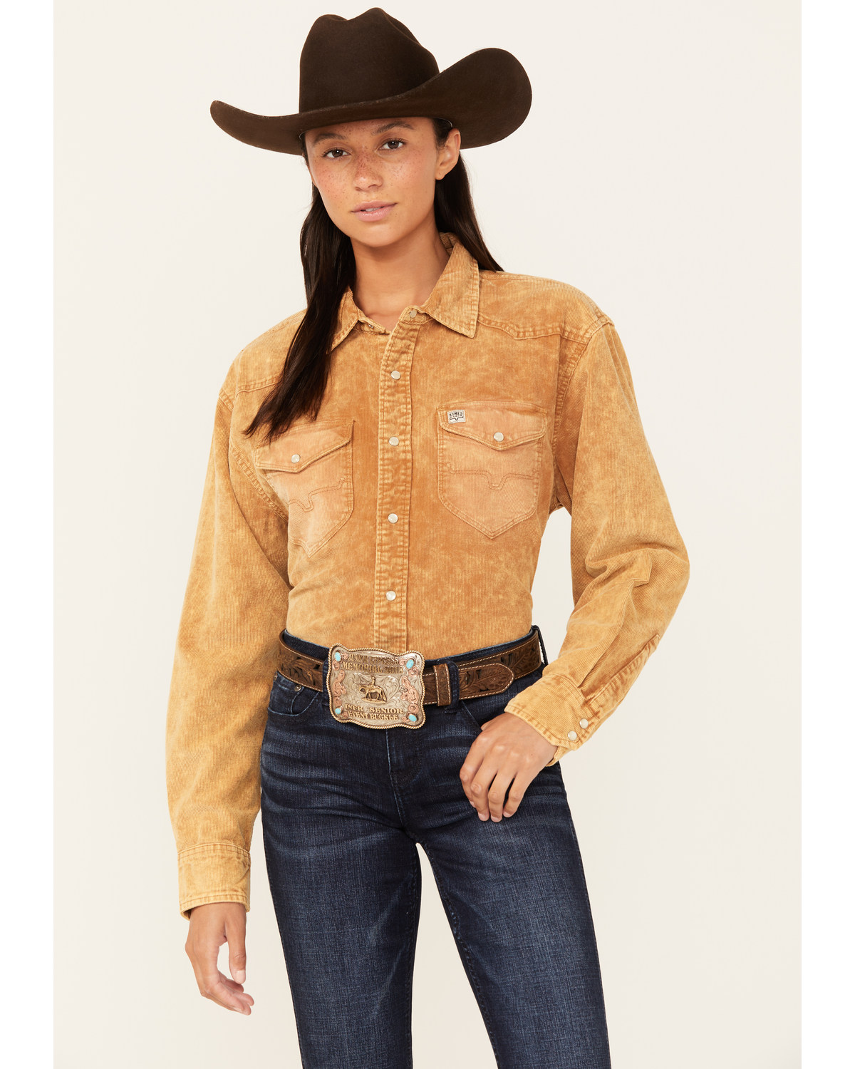 Kimes Ranch Women's Dixon Corduroy Long Sleeve Snap Western Shirt