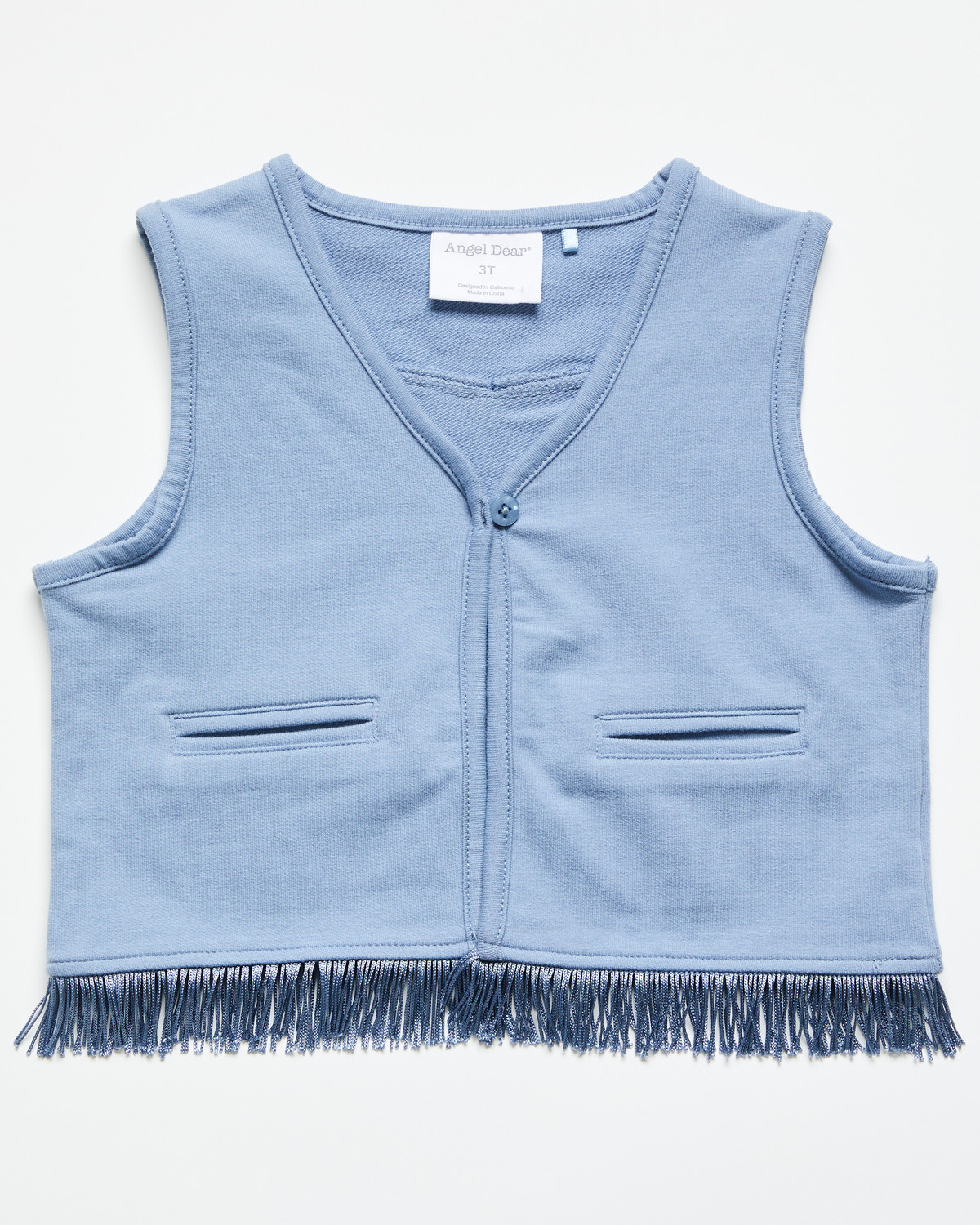 Angel Dear Toddler Boys' Fringe Vest