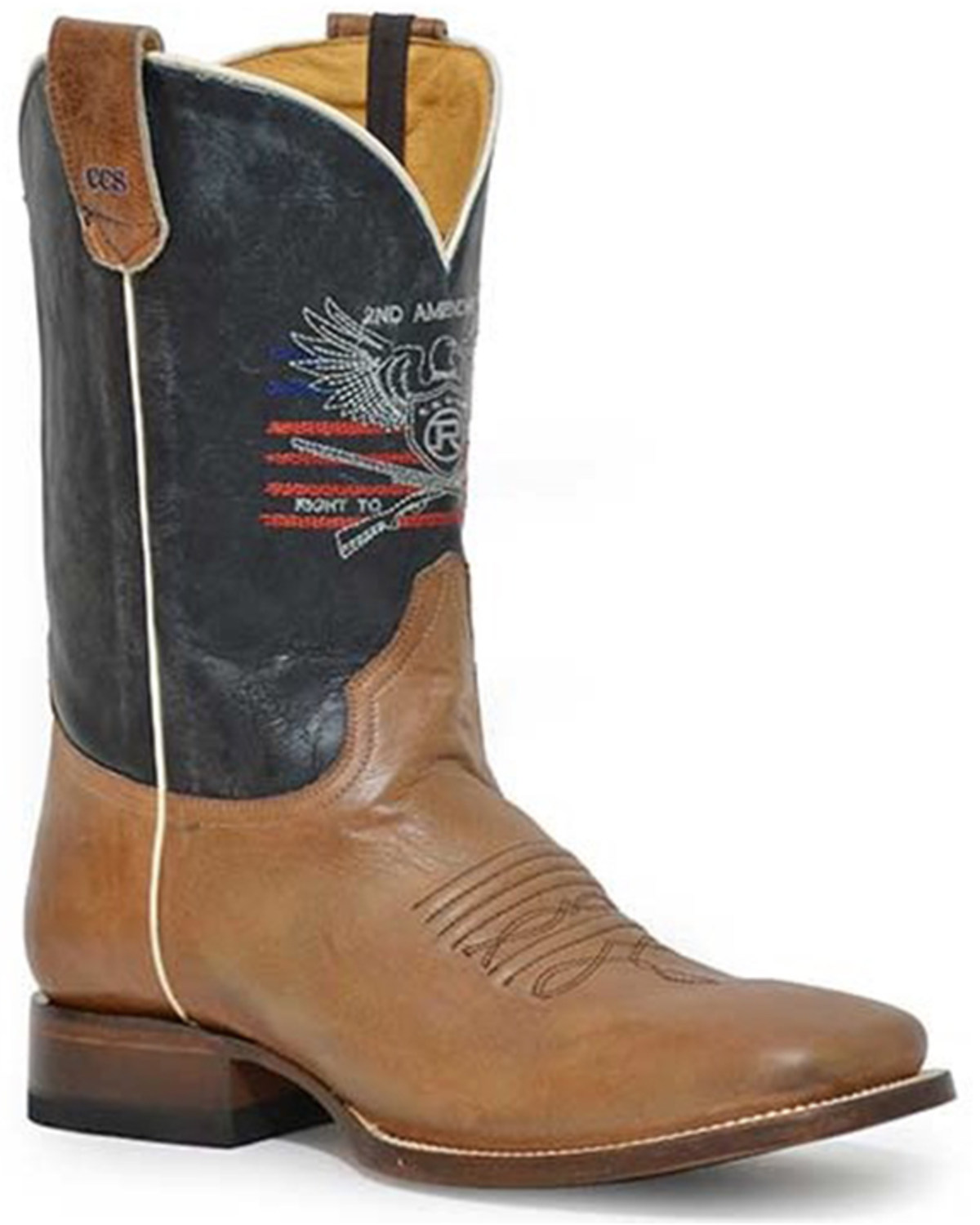 Roper Men's 2nd Amendment Concealed Carry Performance Western Boots - Square Toe