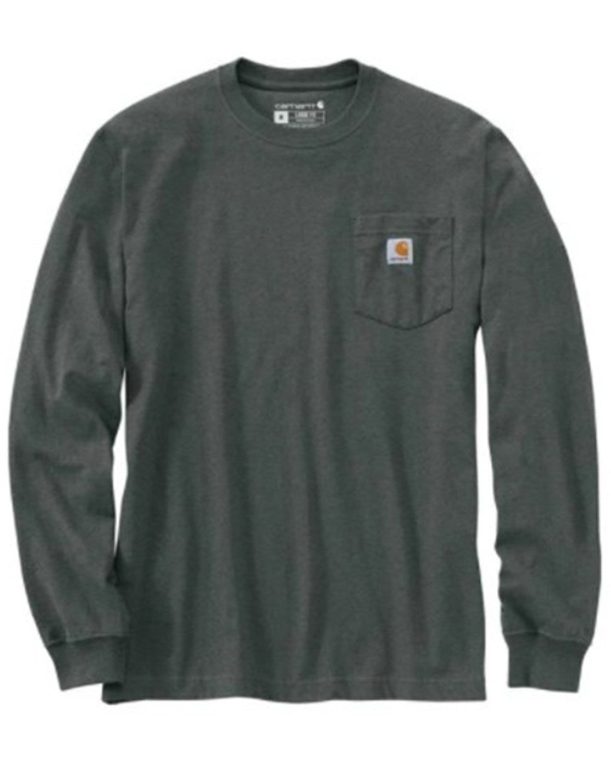 Iron Ore Solid Pocket Long Sleeve 