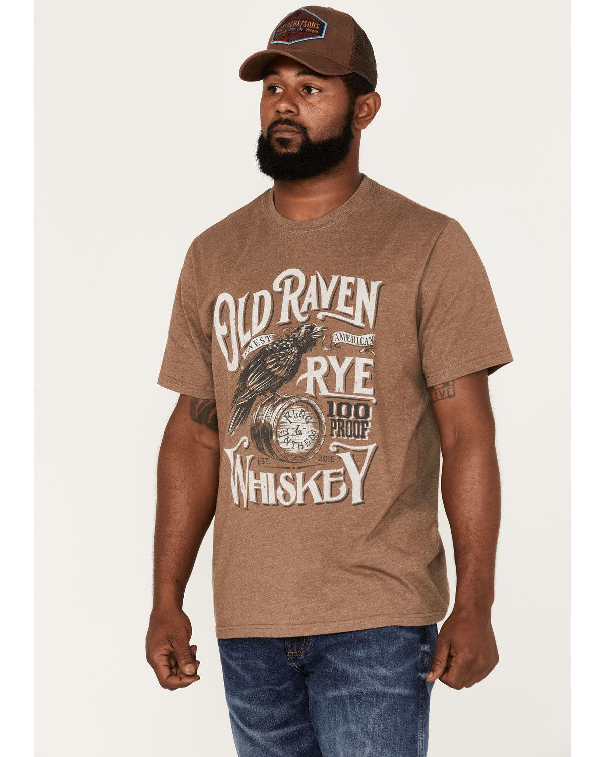 Flag & Anthem Old Raven Whiskey Graphic T-Shirt