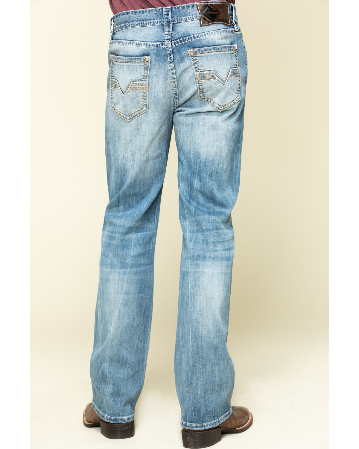 rock and roll double barrel jeans