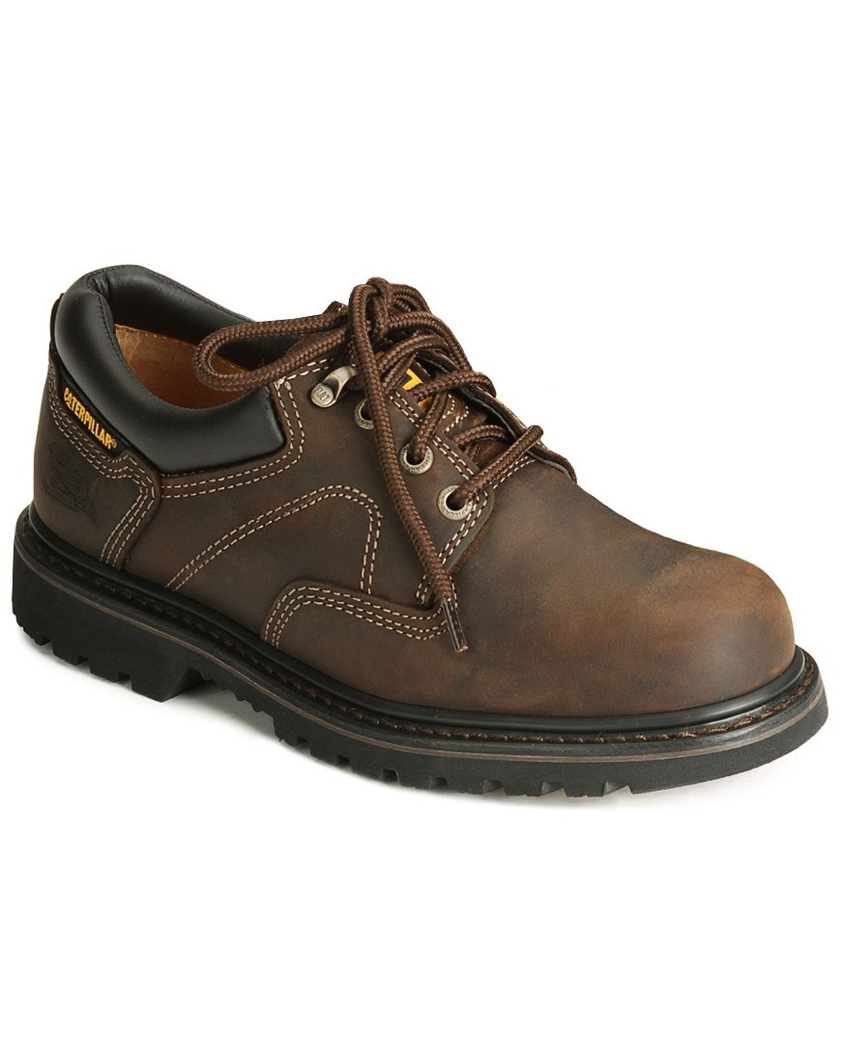 Cat Men S Steel Toe Ridgement Oxford Work Shoes Boot Barn
