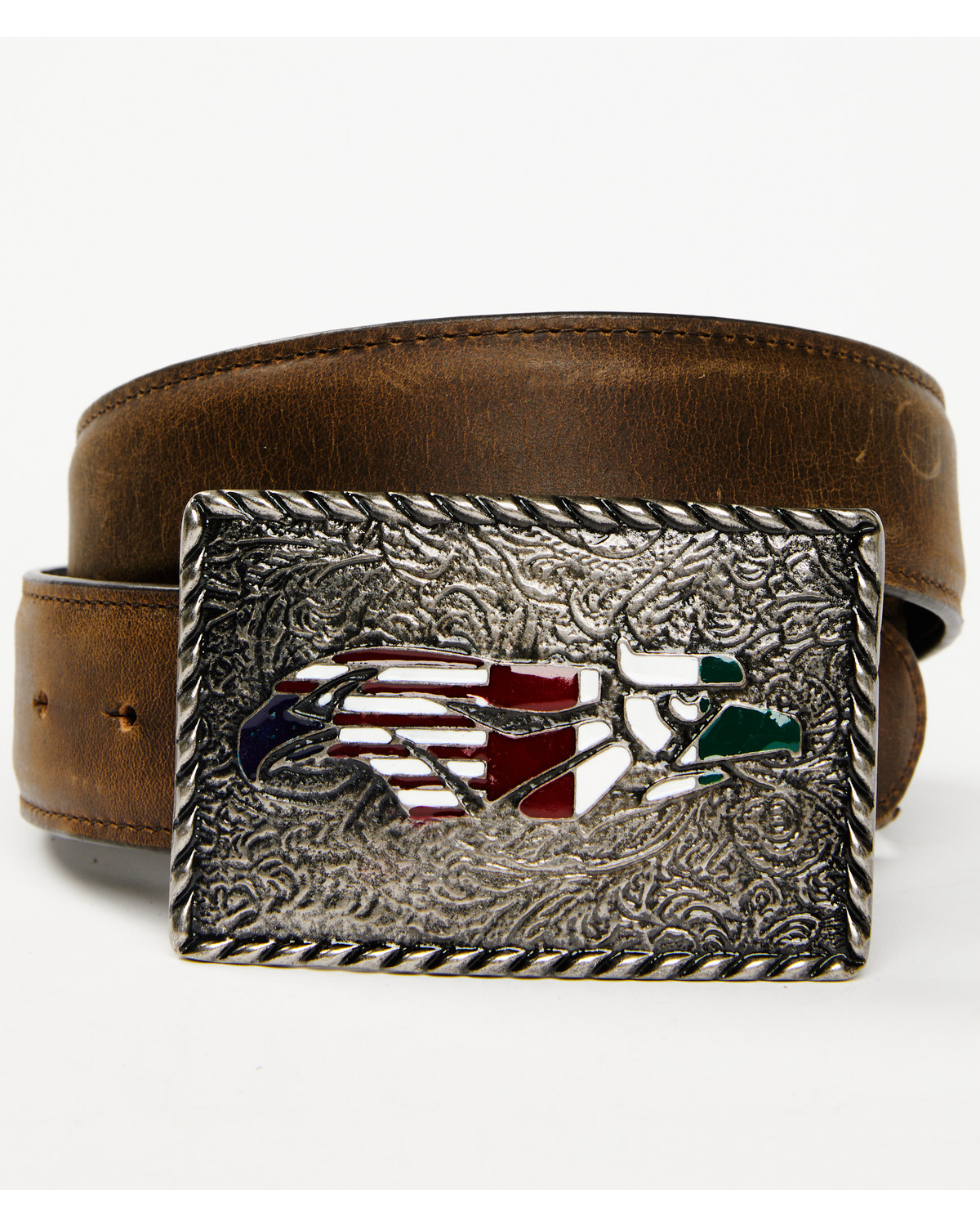 Cody James Men's Hecho En Mexico Novelty Buckle Belt