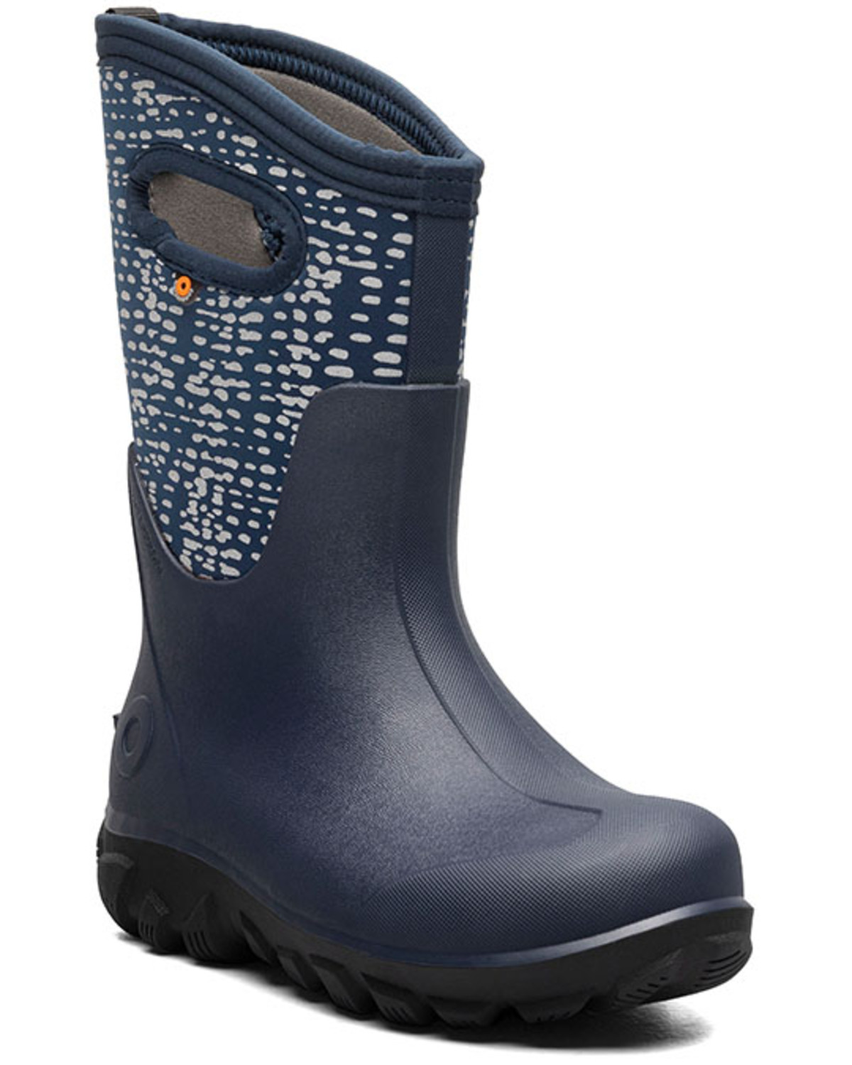 Bogs Boys' Classic Seamless Sparkle Dot Rubber Boots