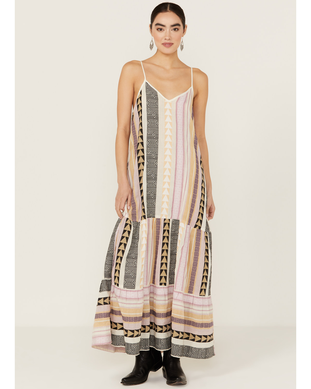 Revel Women's Striped Maxi Dress