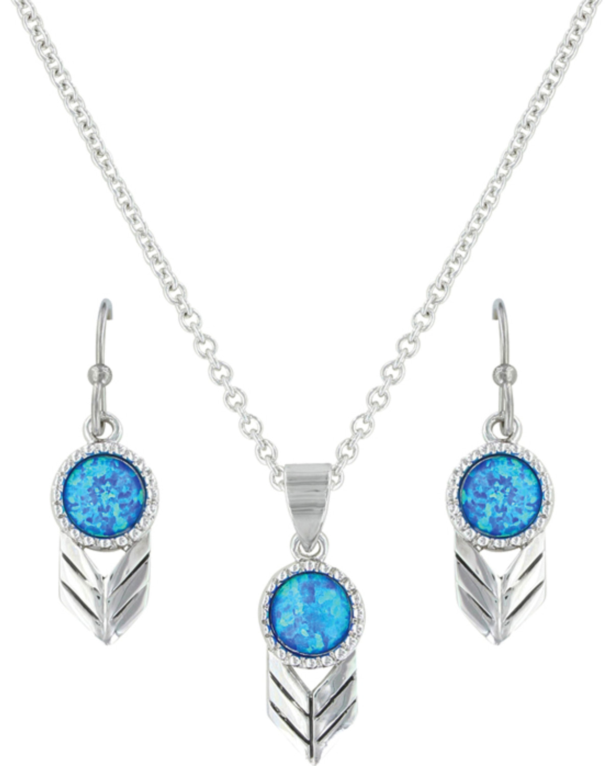 Montana Silversmiths Women S Silver Perfect Sky Flower Jewelry Set
