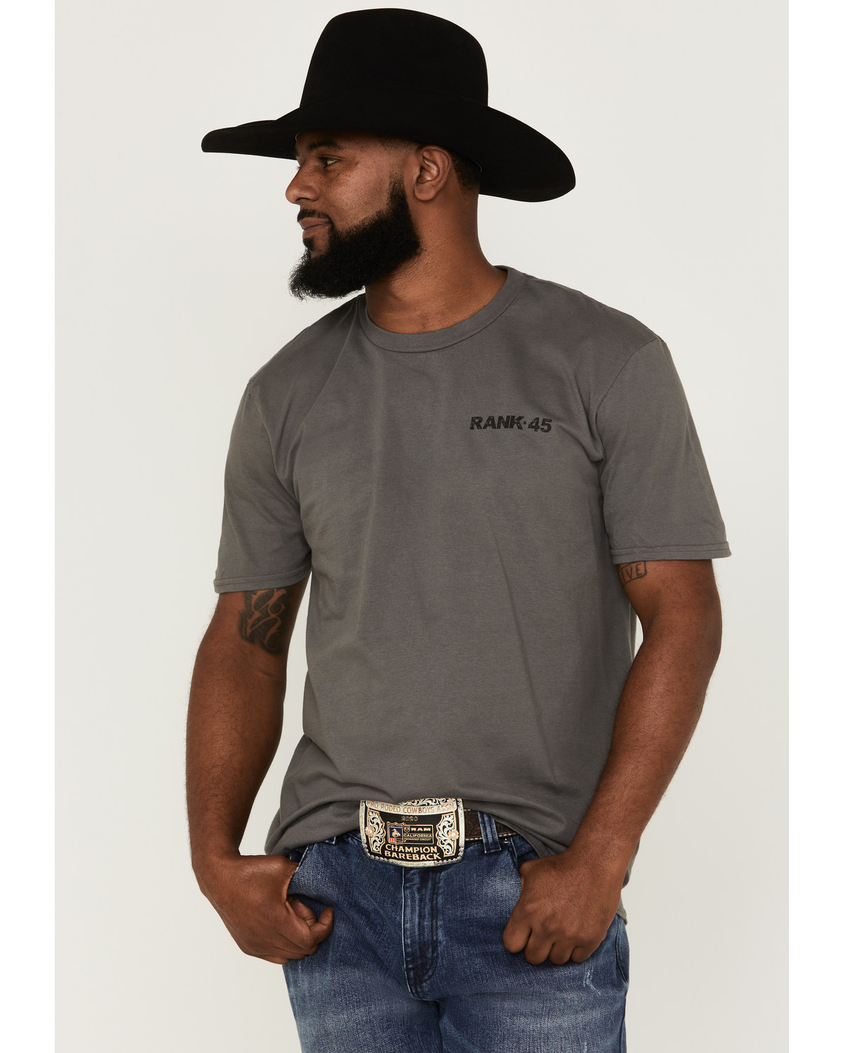 RANK 45® Men's Southwestern Rider Short Sleeve Graphic T-Shirt