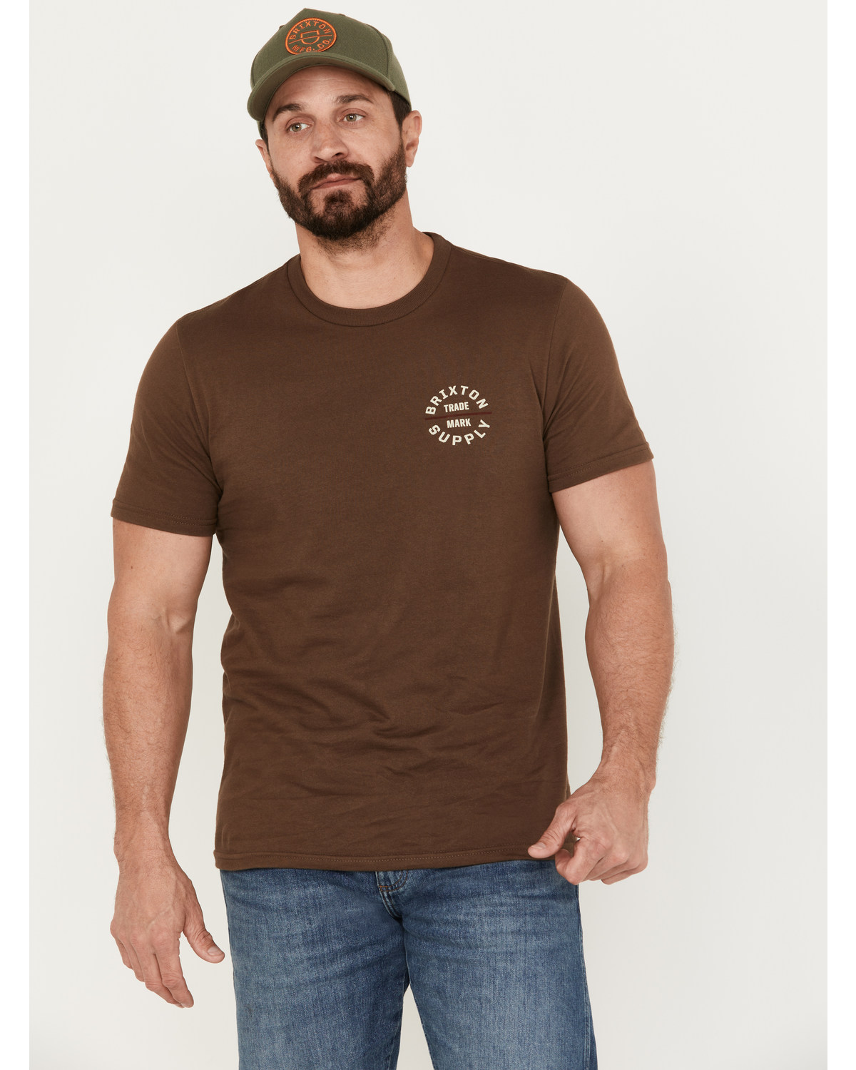 Brixton Men's Oath Logo Short Sleeve Graphic T-Shirt