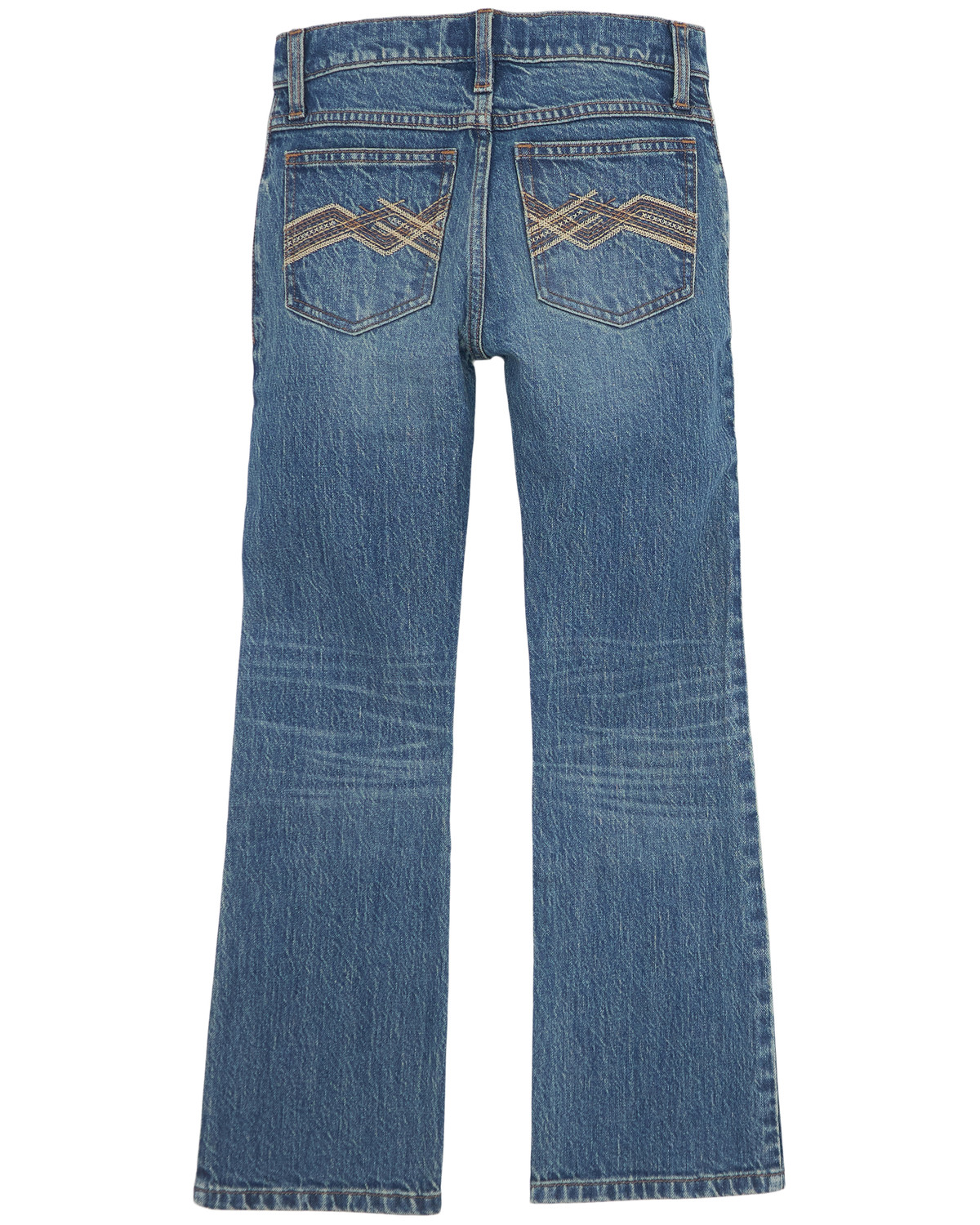 Wrangler 20X Boys' Medium Wash Montana Bootcut Stretch Denim Jeans