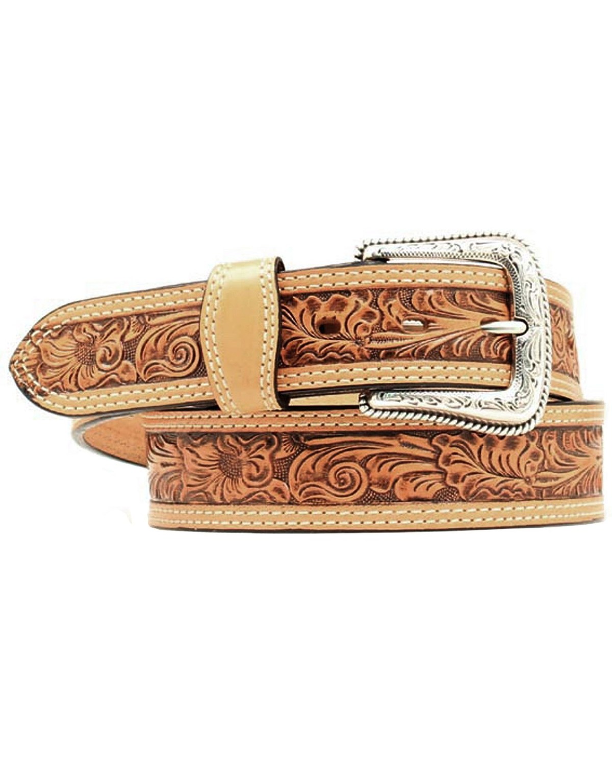 Floral embossed belt clearance