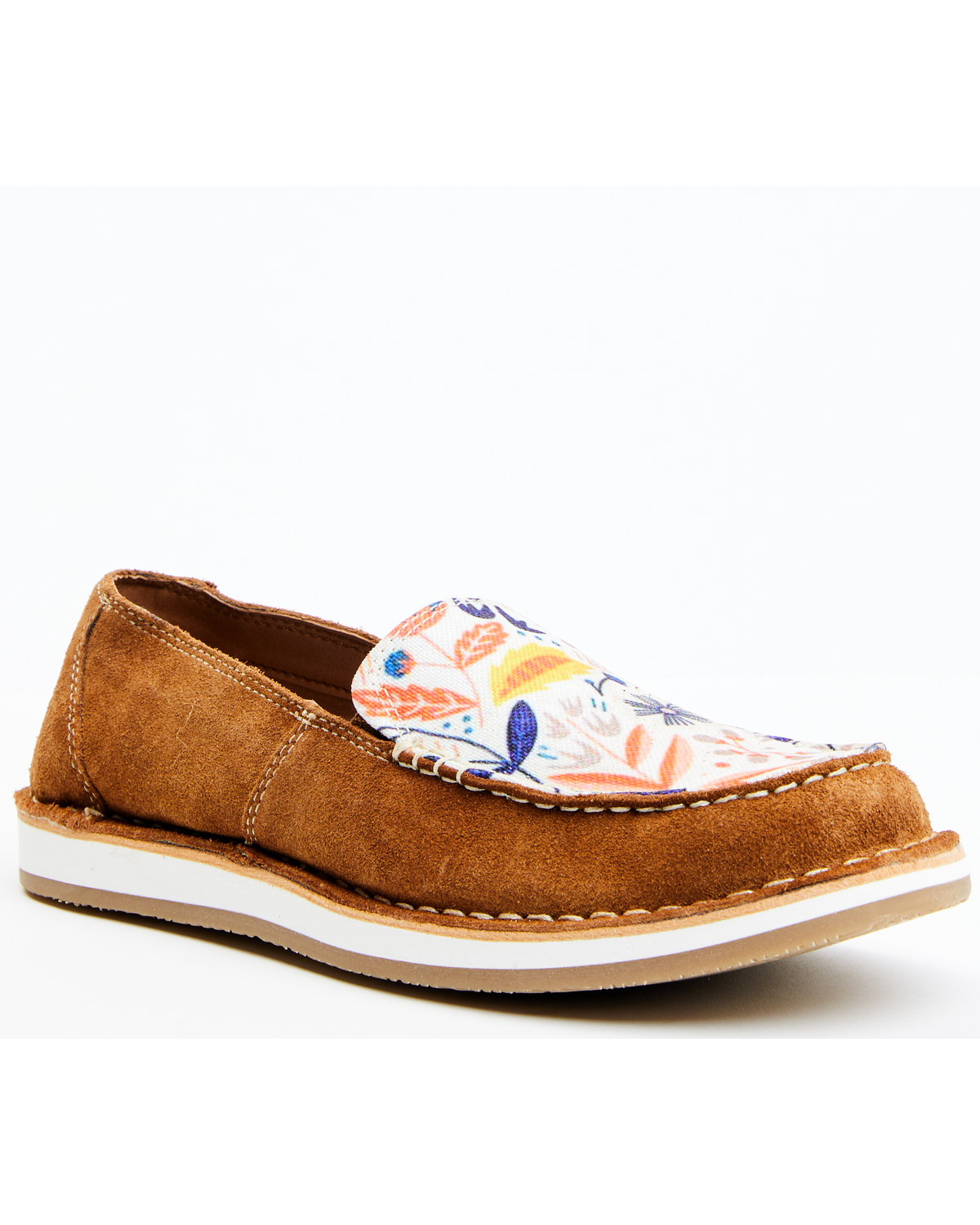 Myra Bag Women's Hazel Print Slip-On Casual Sneaker - Moc Toe