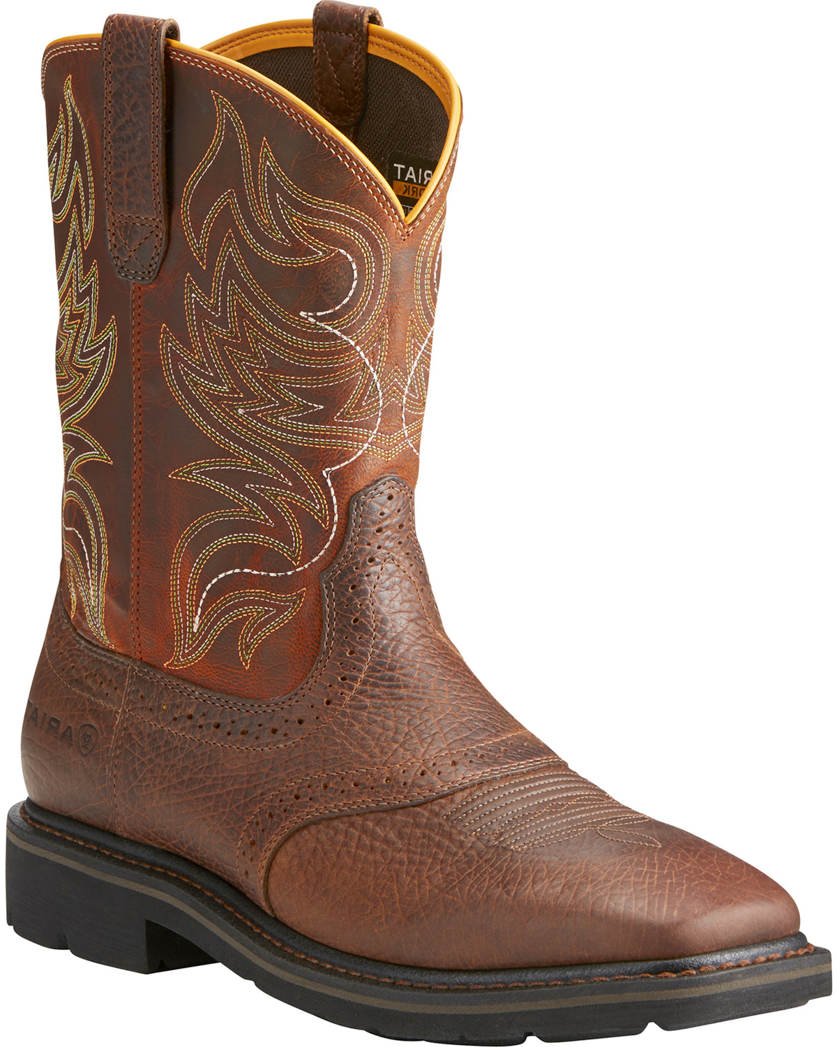 ariat men's sierra steel toe work boots