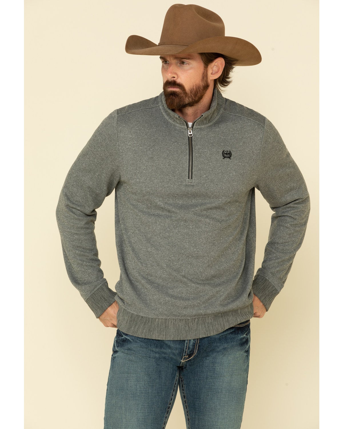 cinch quarter zip pullover