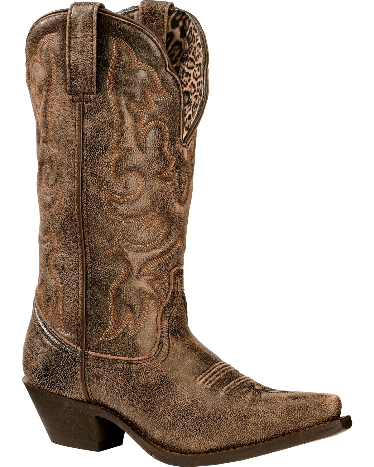 Laredo Women's Access Western Boots - Extended Calf Sizes Snip Toe