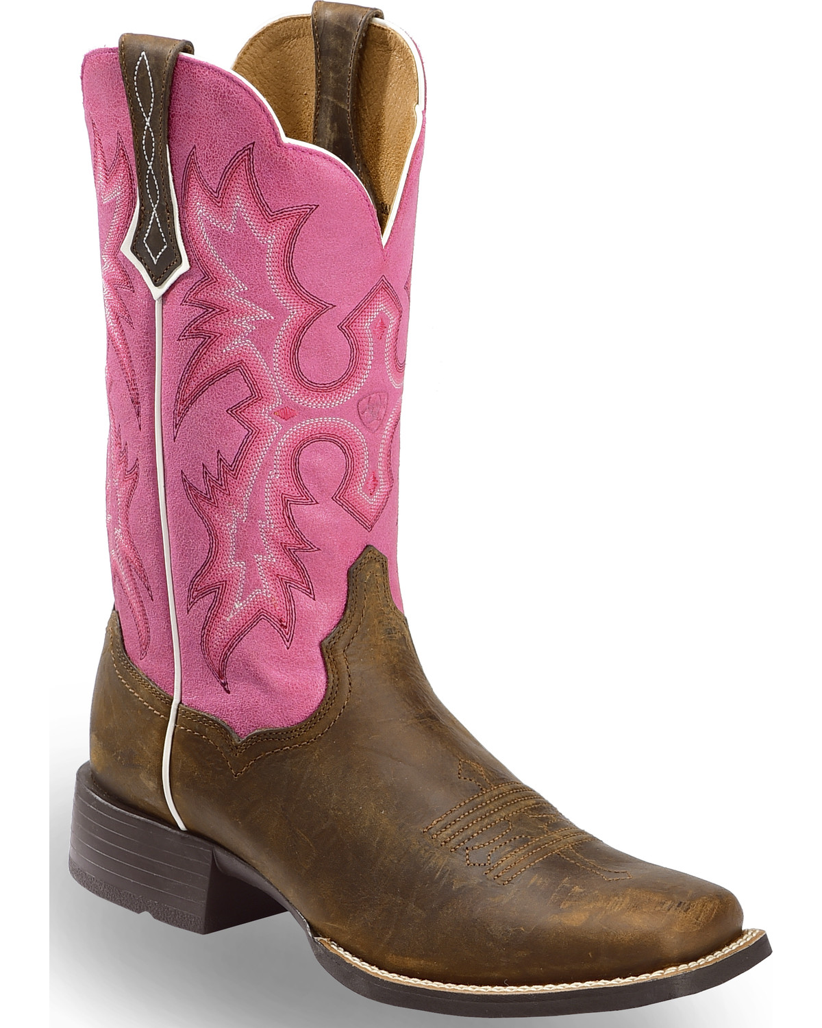 womens pink cowboy boots cheap