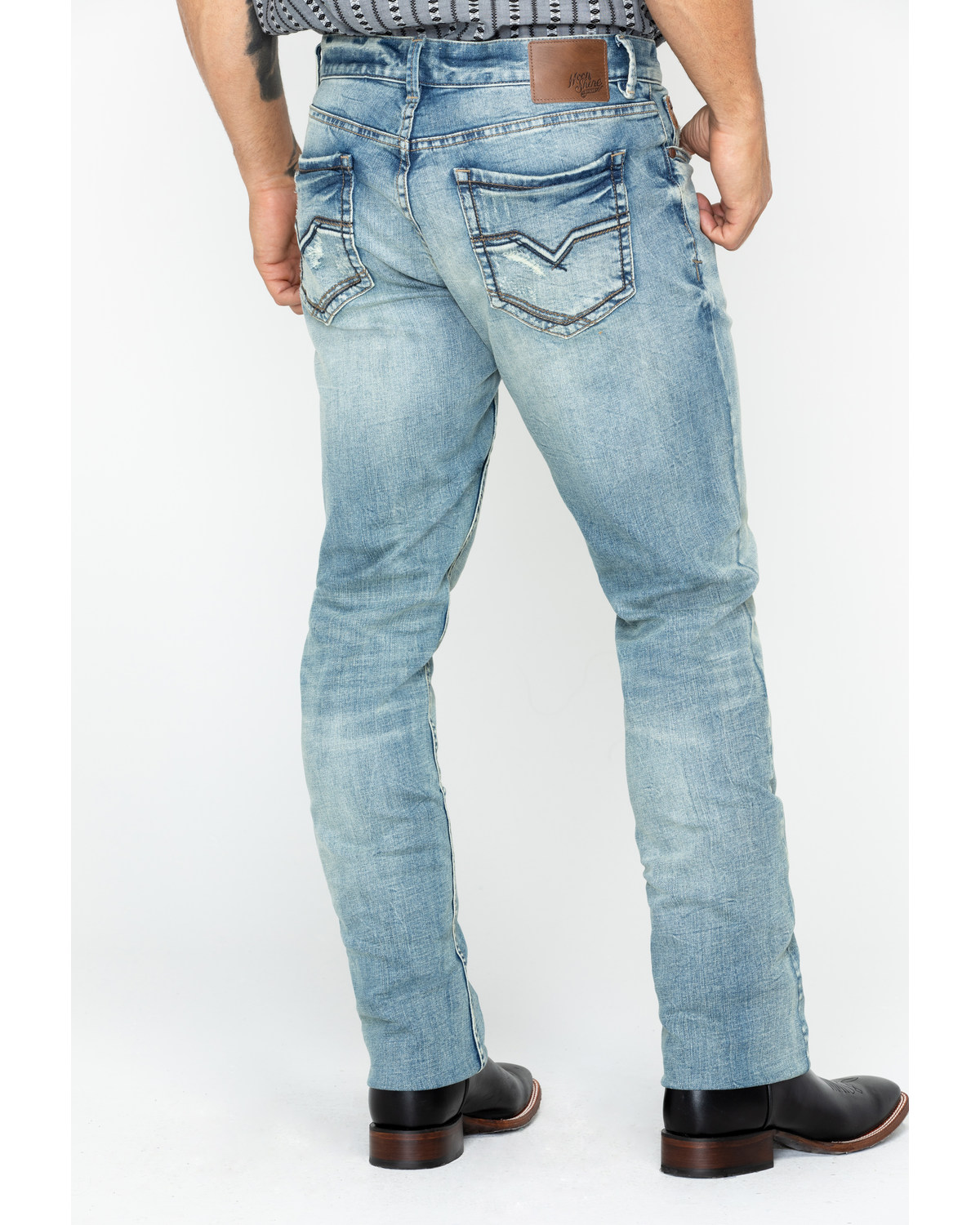 mens straight leg jeans with stretch