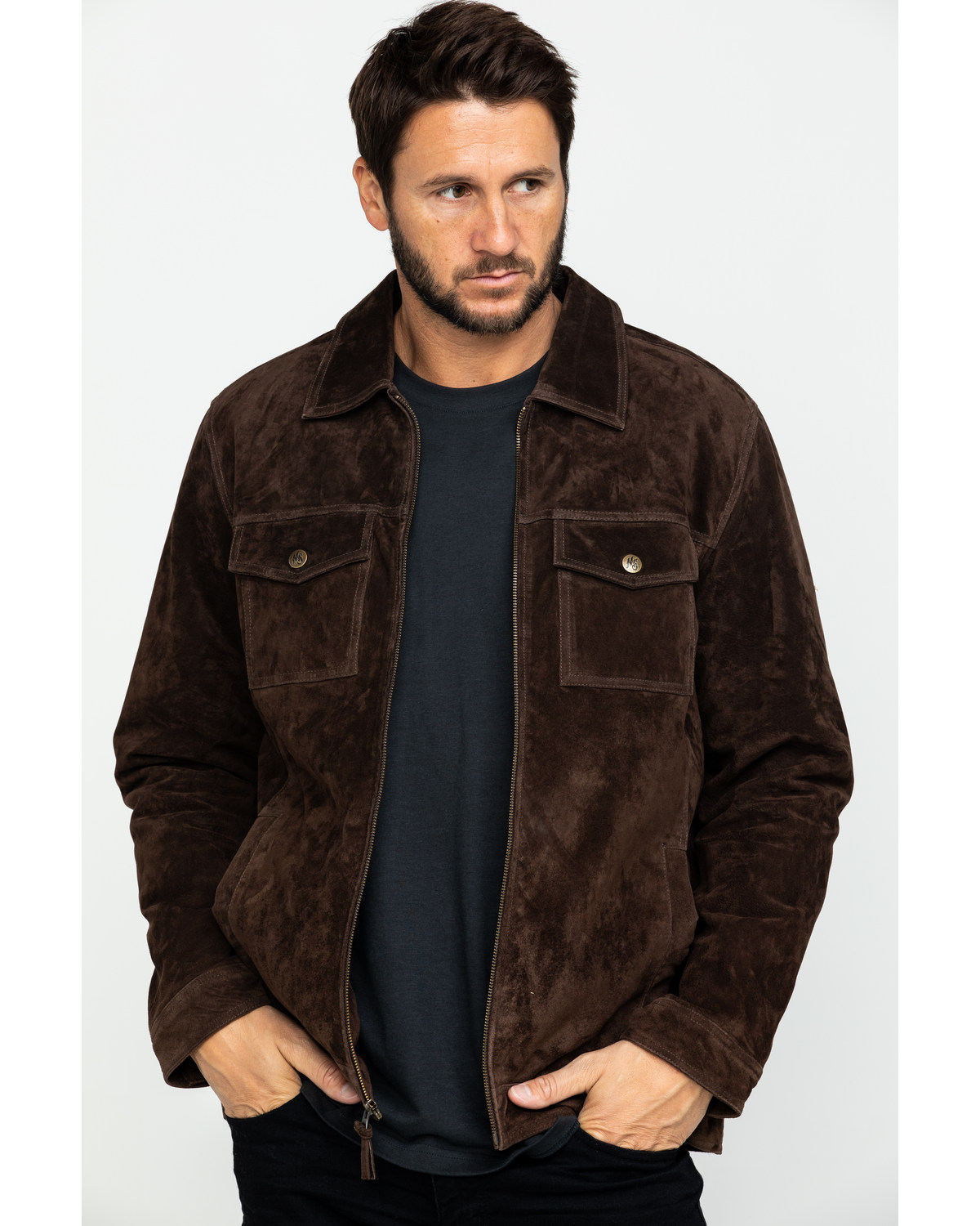 wrangler suede jacket
