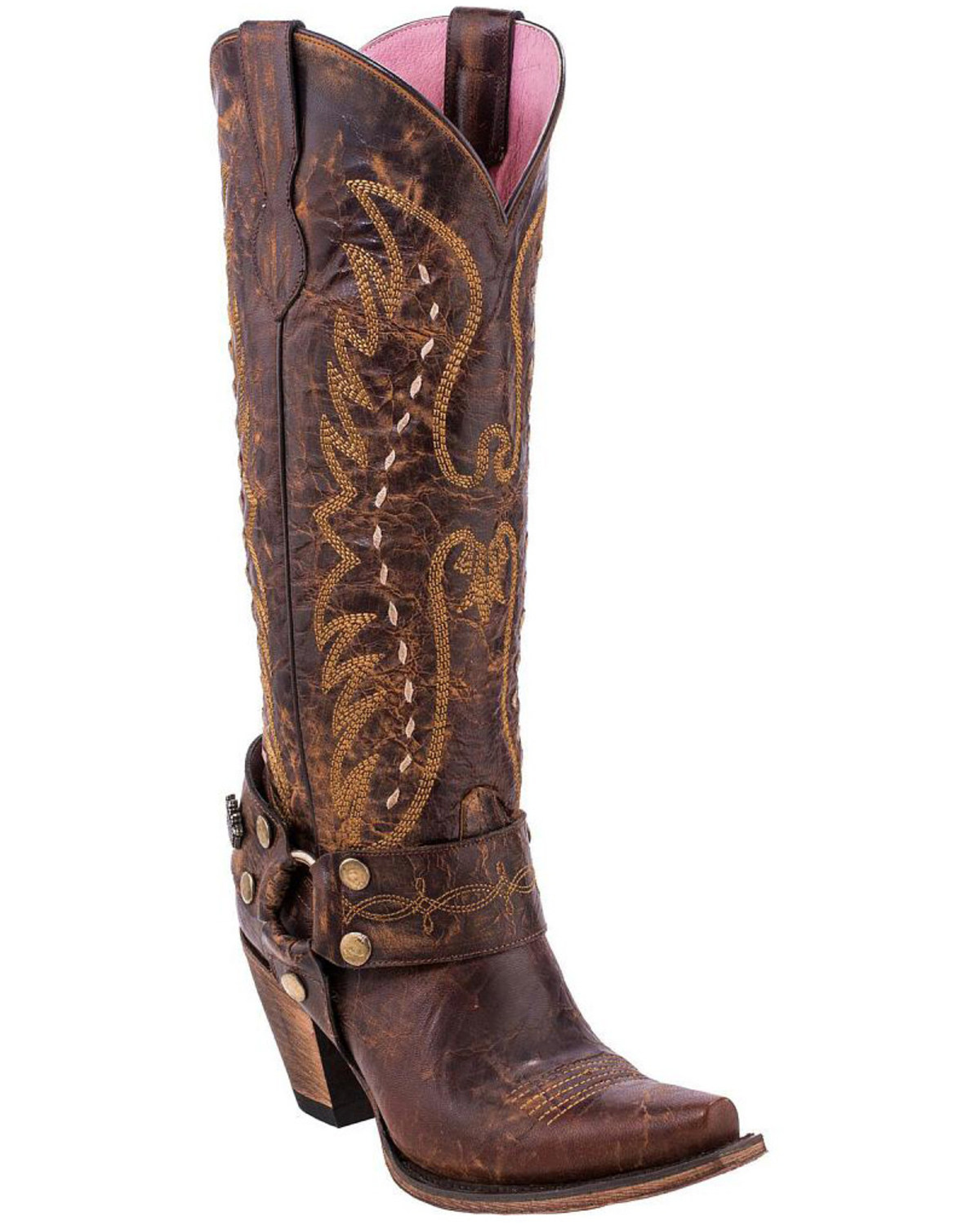 lighed Rough sleep Streng Junk Gypsy by Lane Women's Vagabond Harness Western Boots - Snip Toe | Boot  Barn