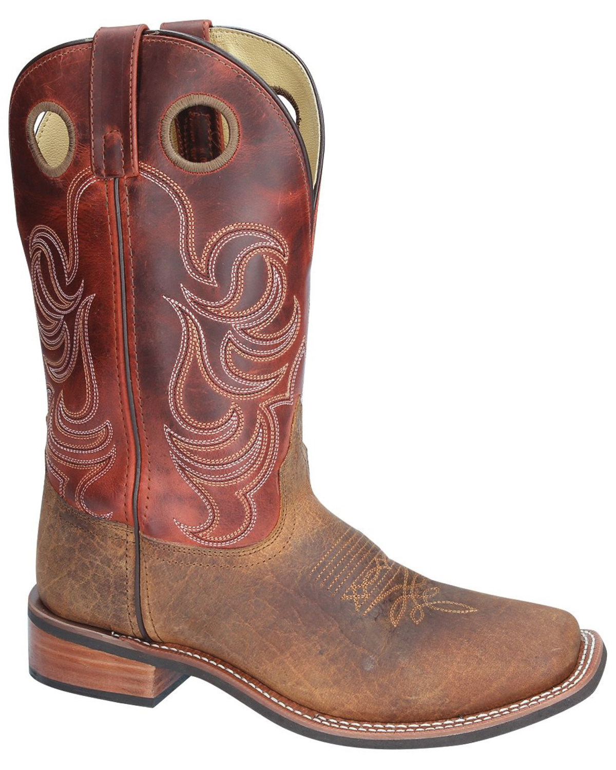 Smoky Mountain Timber Brown Western Boots - Square Toe
