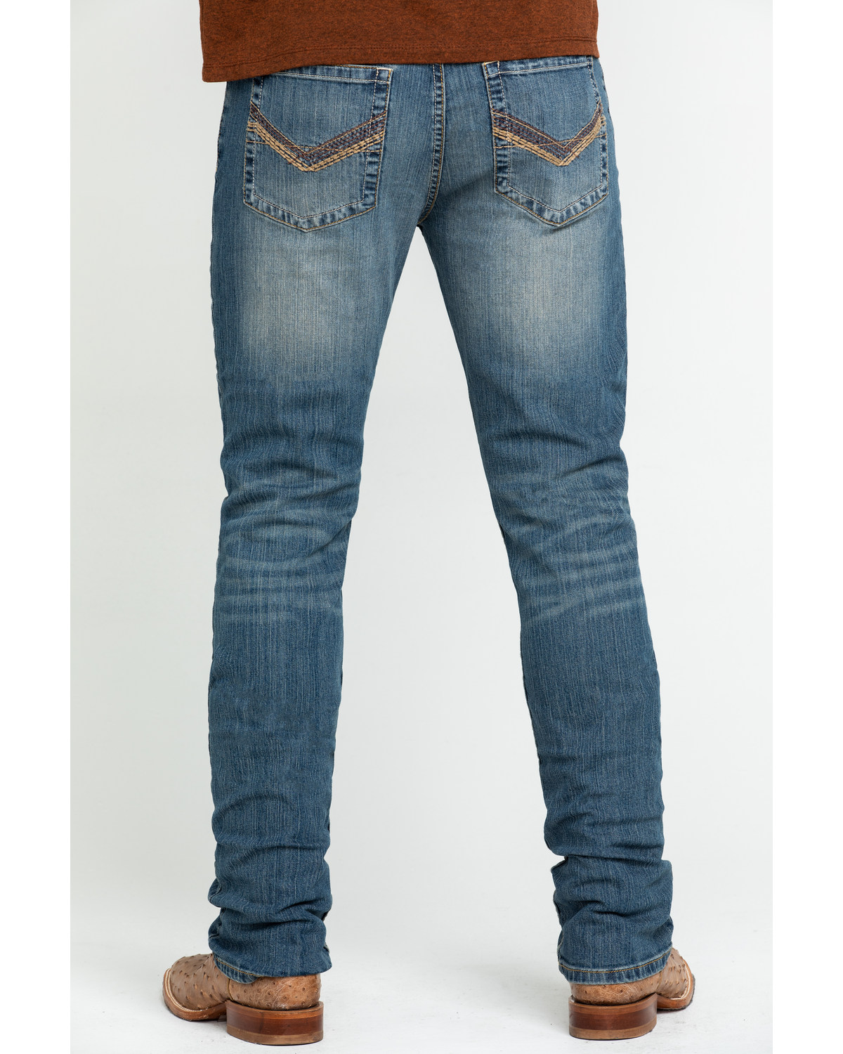 slim straight jeans with boots