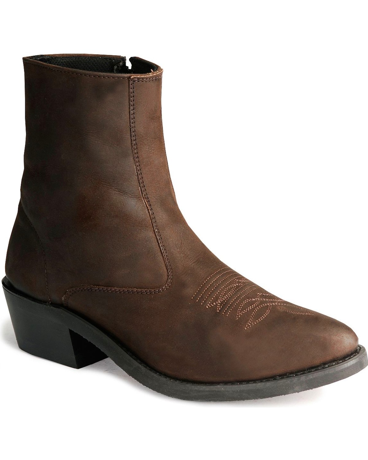 Old West Men s Zipper Western Ankle Boots Boot Barn in Tustin CA The Market Place