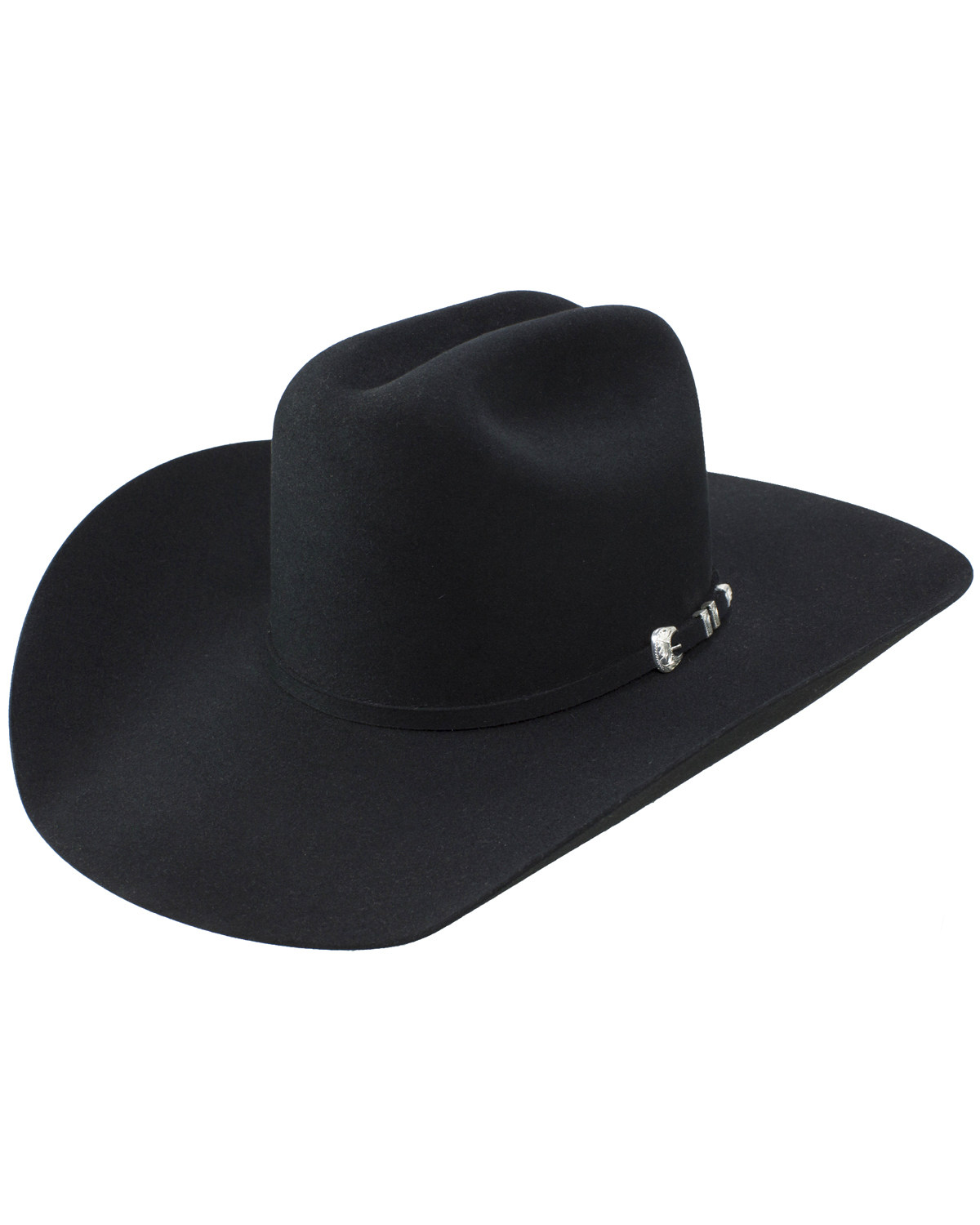 Resistol black felt cowboy hat
