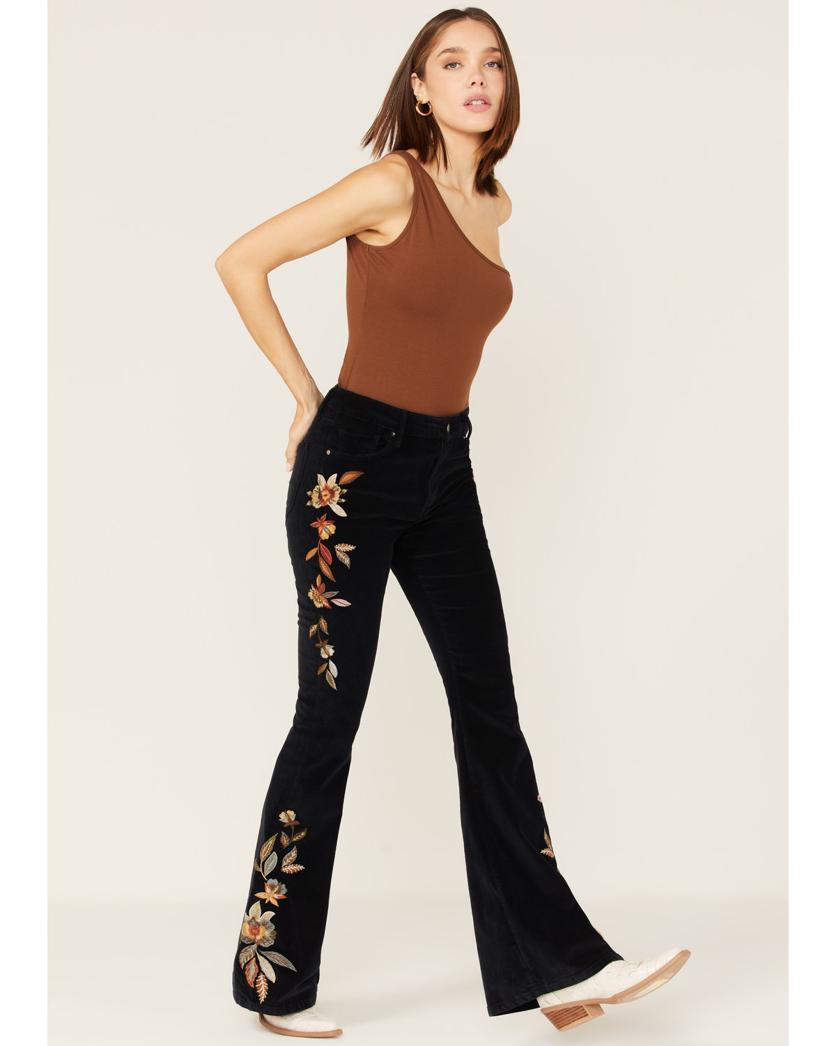 Driftwood Women s Farrah Feathery Corduroy Flare Pant Pueblo Mall