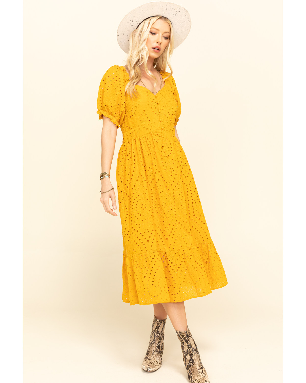 womens mustard dress