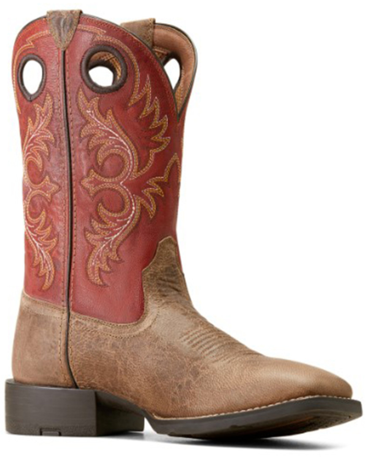 Ariat Men's Sport Rodeo Crazy Western Performance Boots - Broad Square Toe