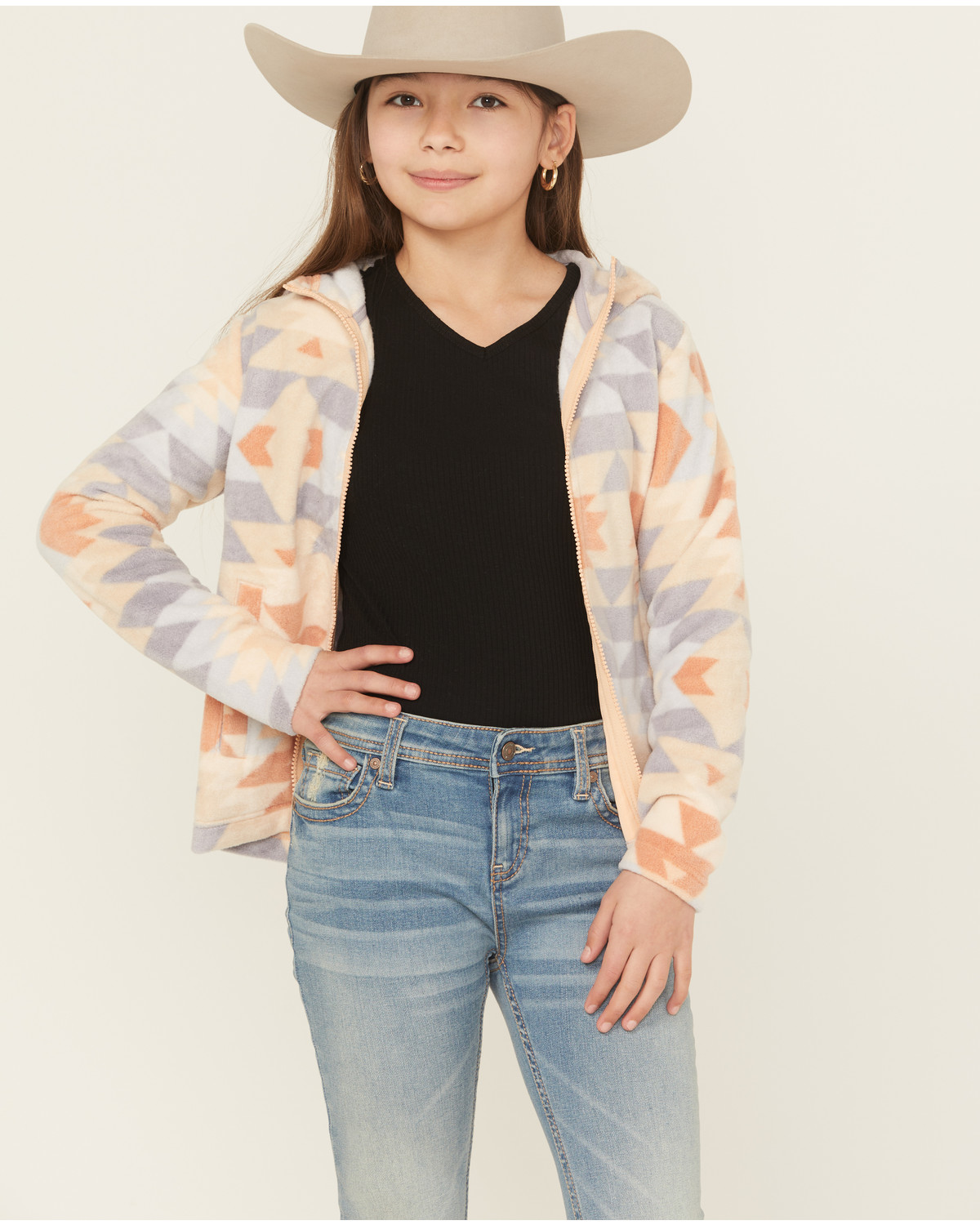 Cruel Girl Girls' Polar Fleece Jacket