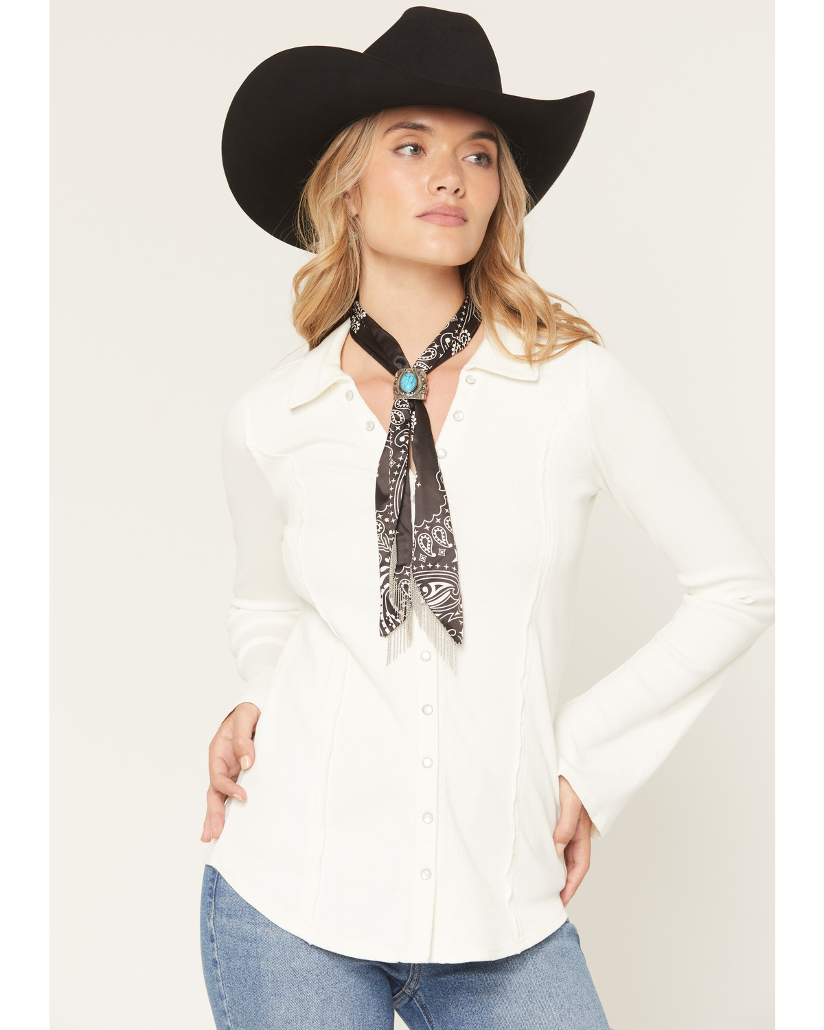 Idyllwind Women's Sussex Chain Fringe Bandana Necklace