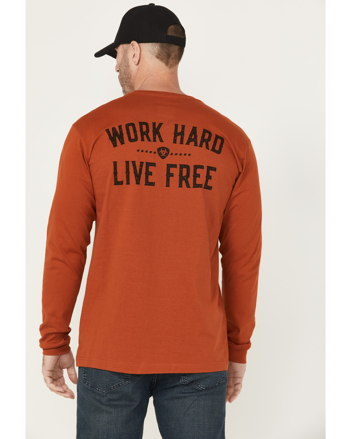 Ariat Men's Rebar Cotton Strung Long Sleeve Work Shirt