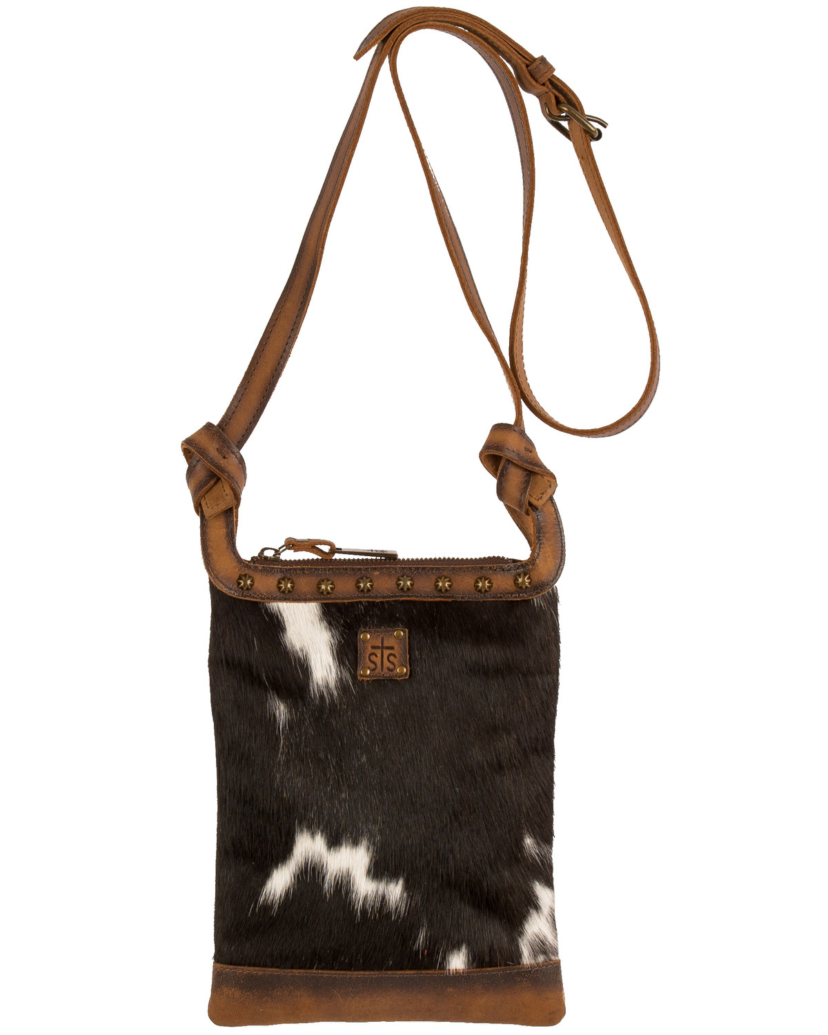 cowhide crossbody bag
