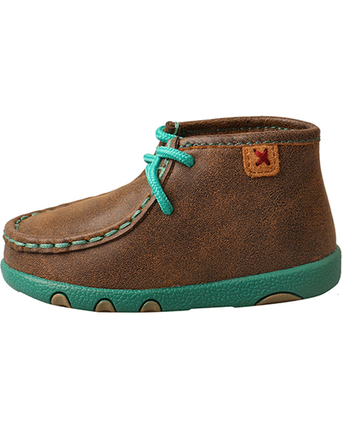 twisted x turquoise driving mocs
