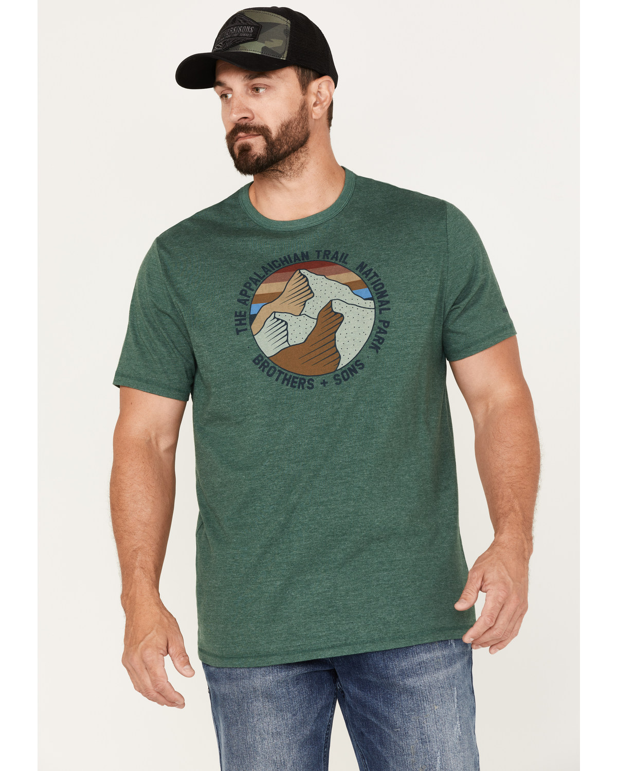 Brothers and Sons Men's Appalachian Trail National Park Graphic T-Shirt