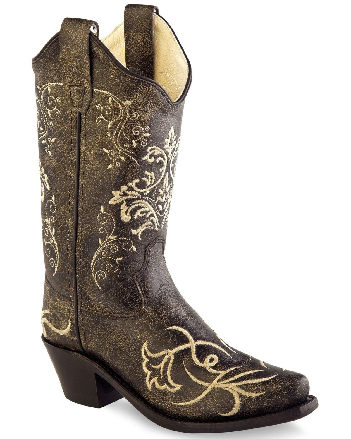 tooled western boots